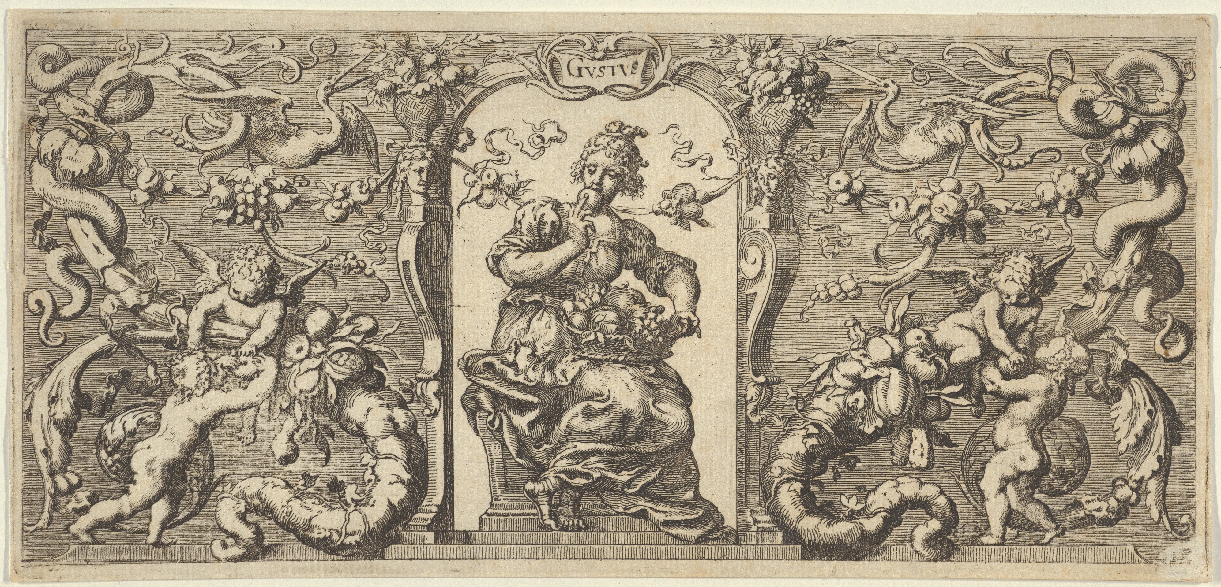 Taste (Gustus), from Quinque Sensuum