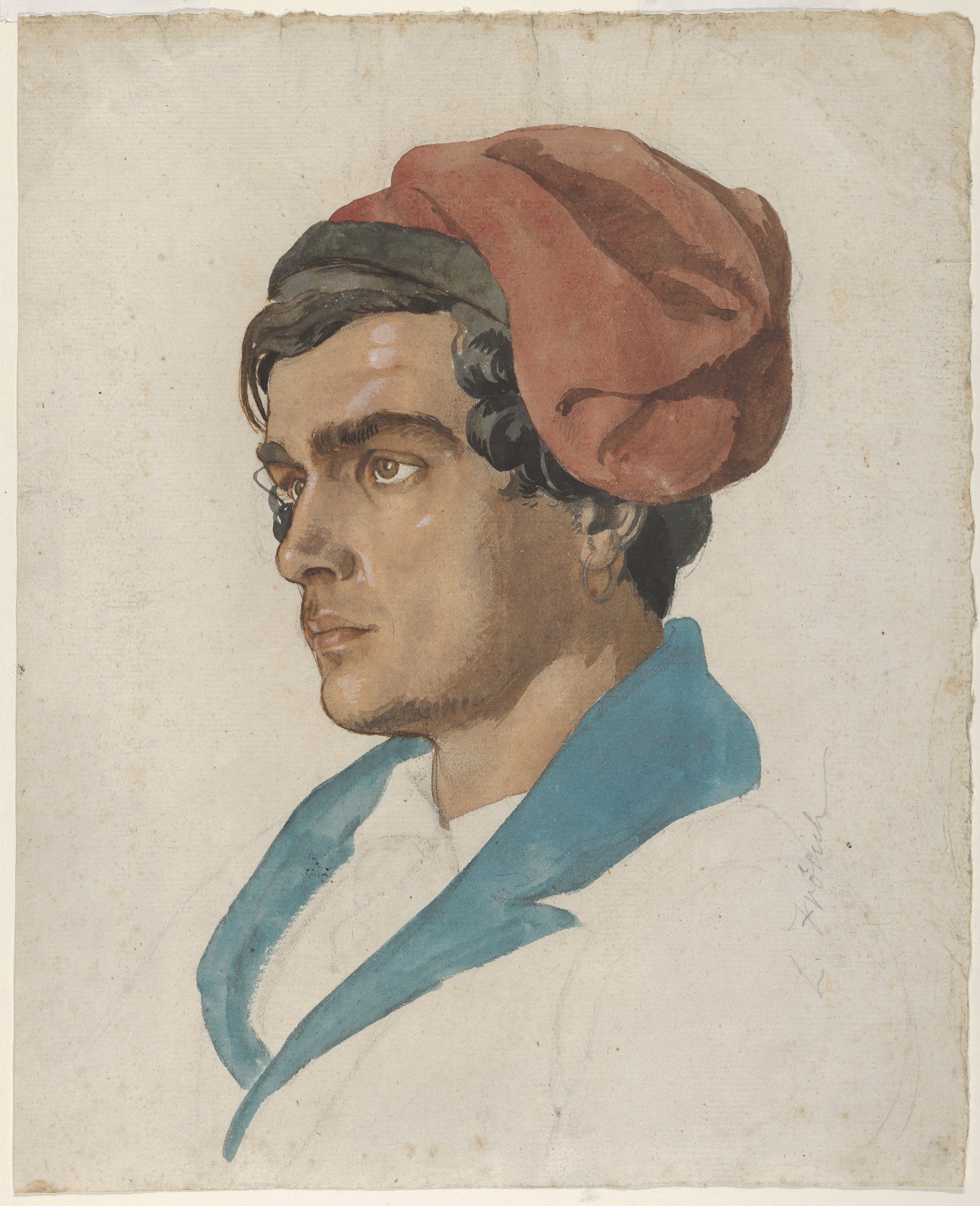 Head Study of a Fisherman from Capri