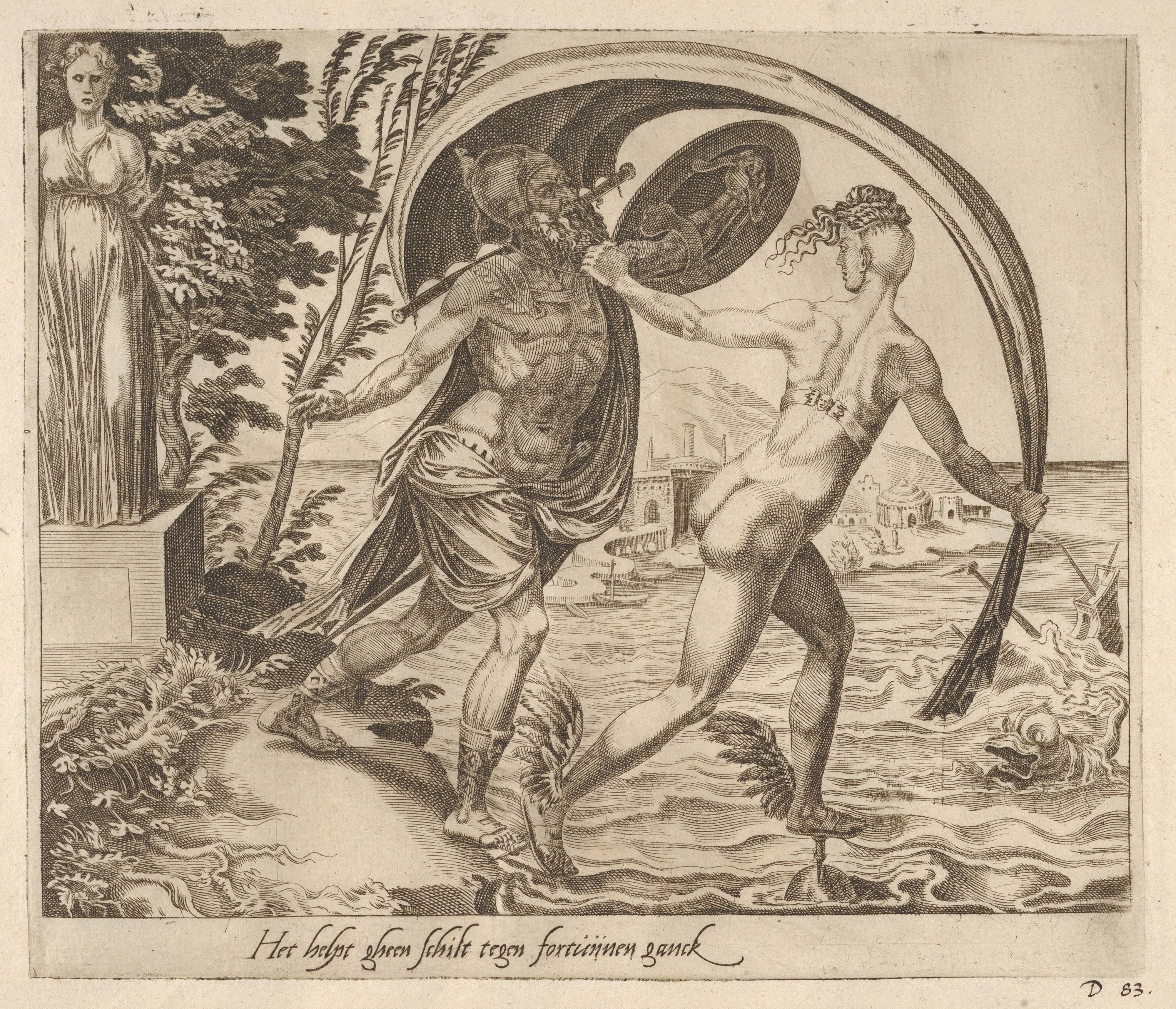 A Shield is of no Use when Fortune Turns Her Back from Six Sayings about Fortune