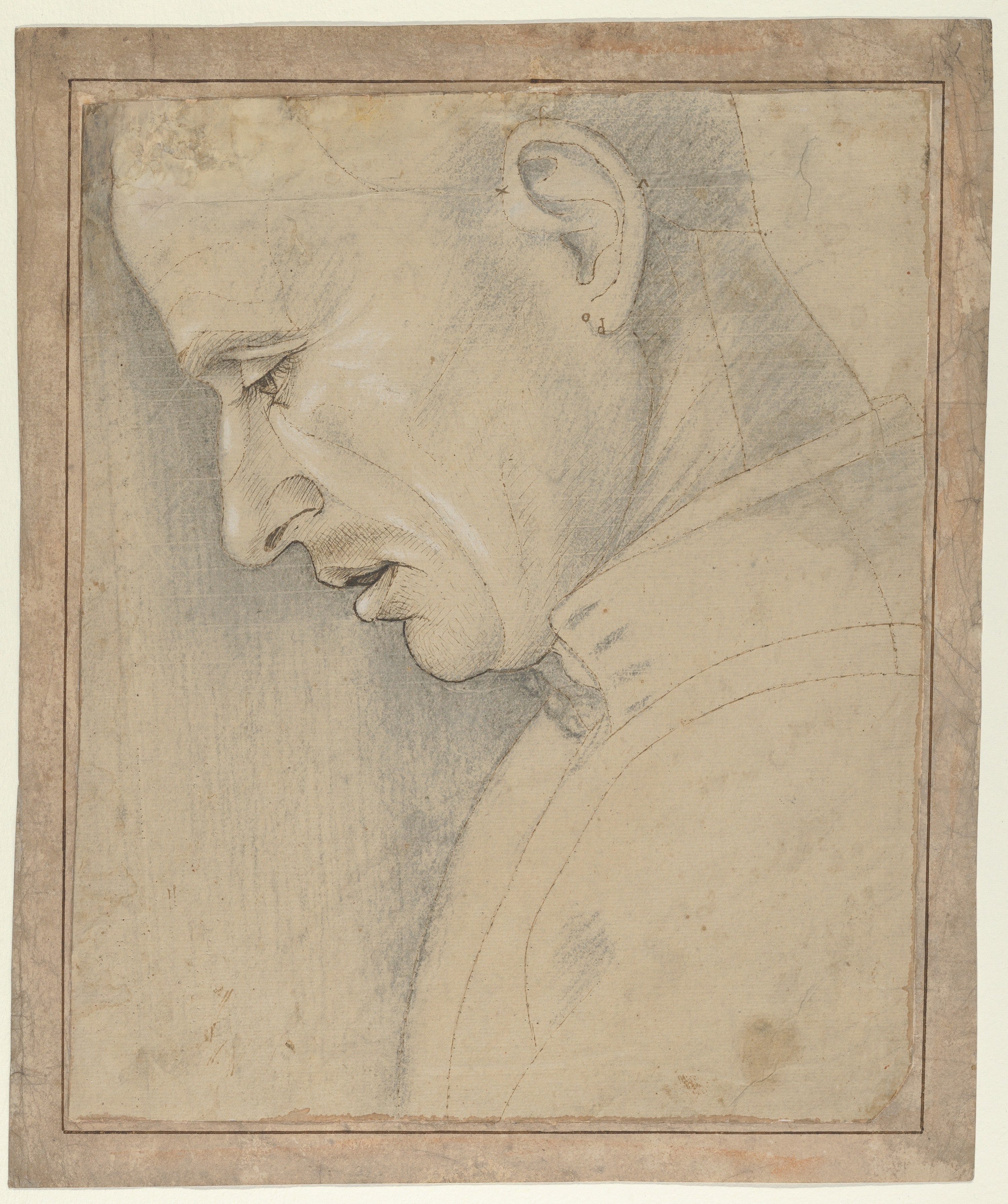 Head of a Man in Profile