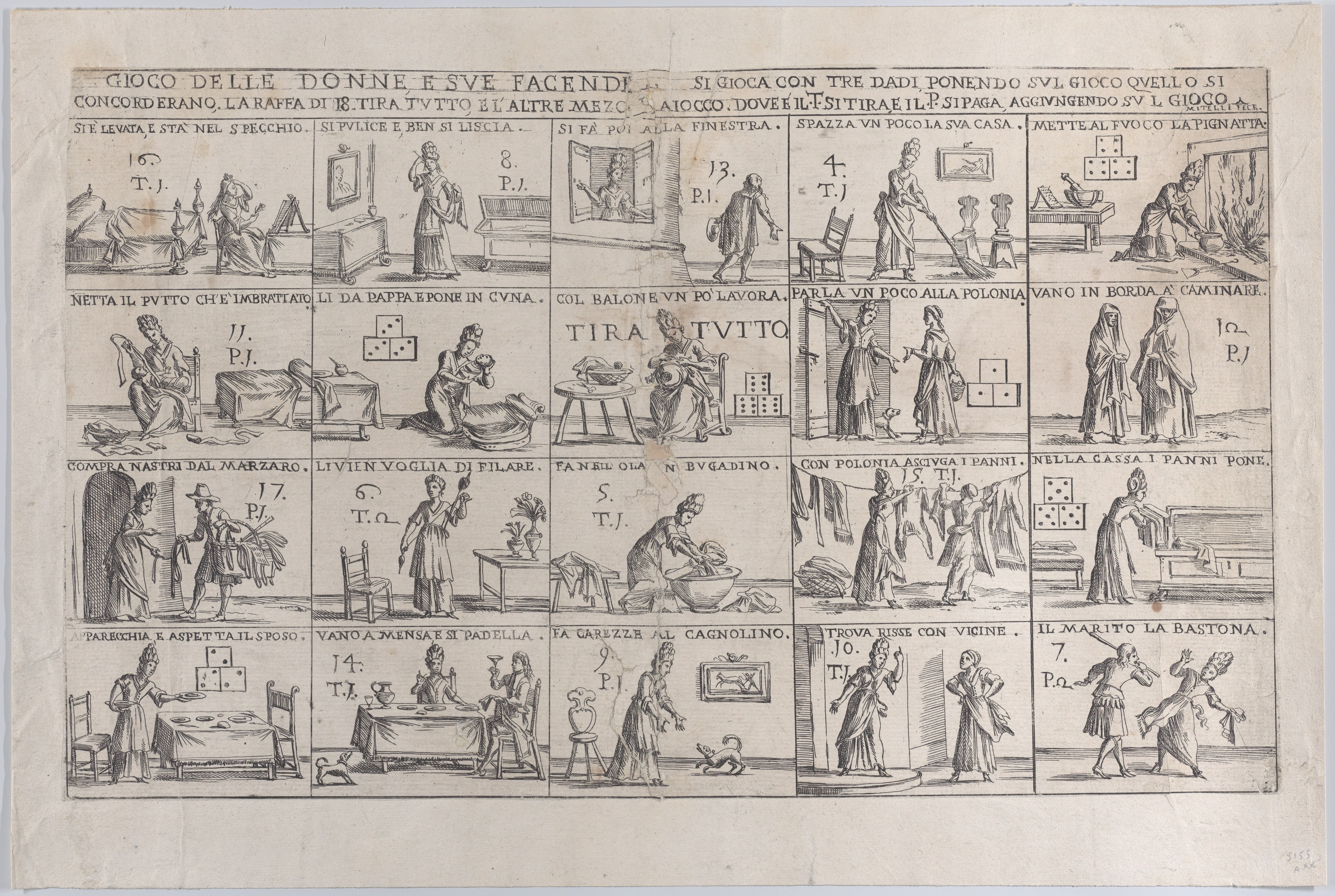 Gioco Delle Donne, E Sue Facende (Game of Wives, And Their Chores)