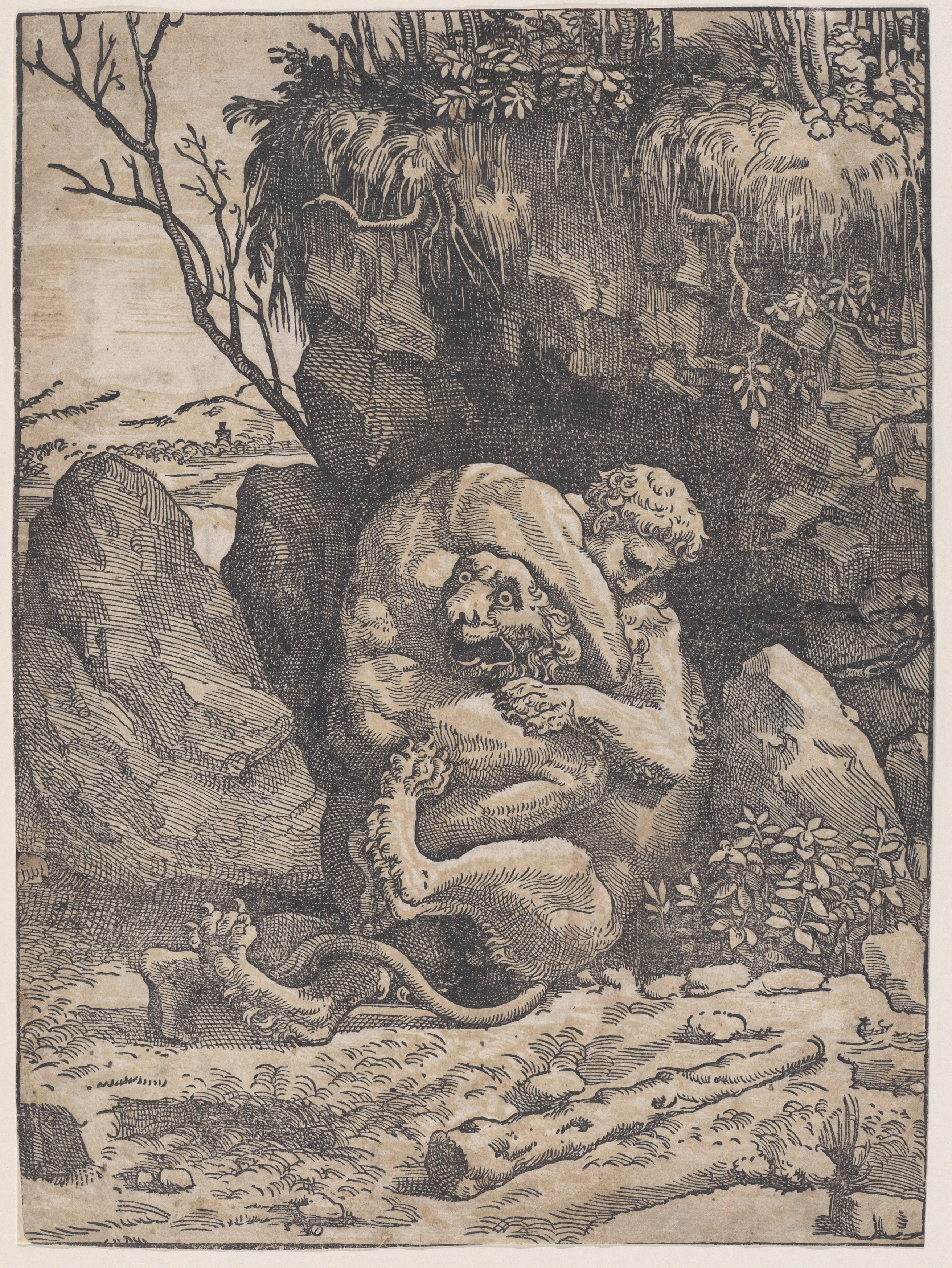 Hercules and the Nemean Lion