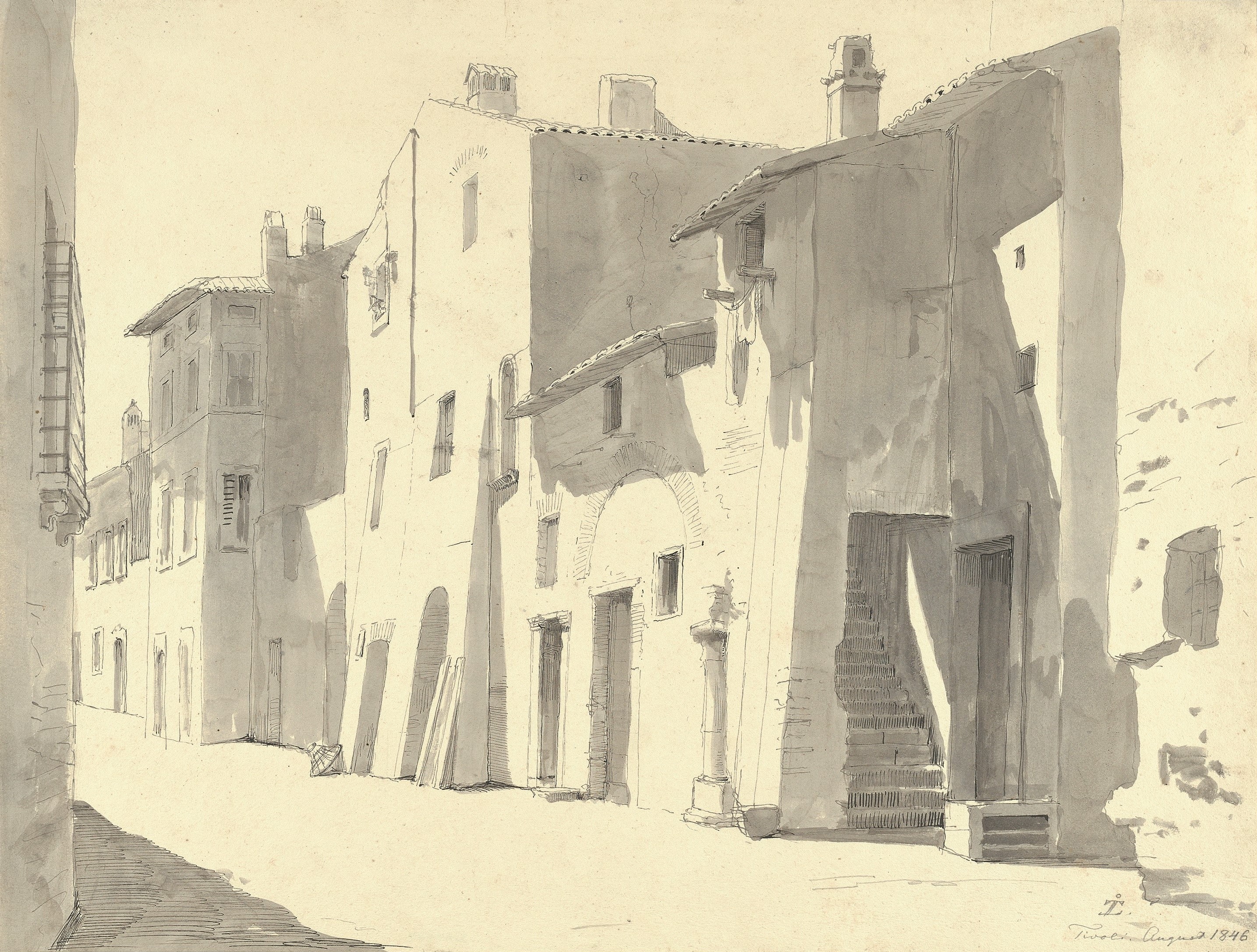 A Sunny Street at Tivoli