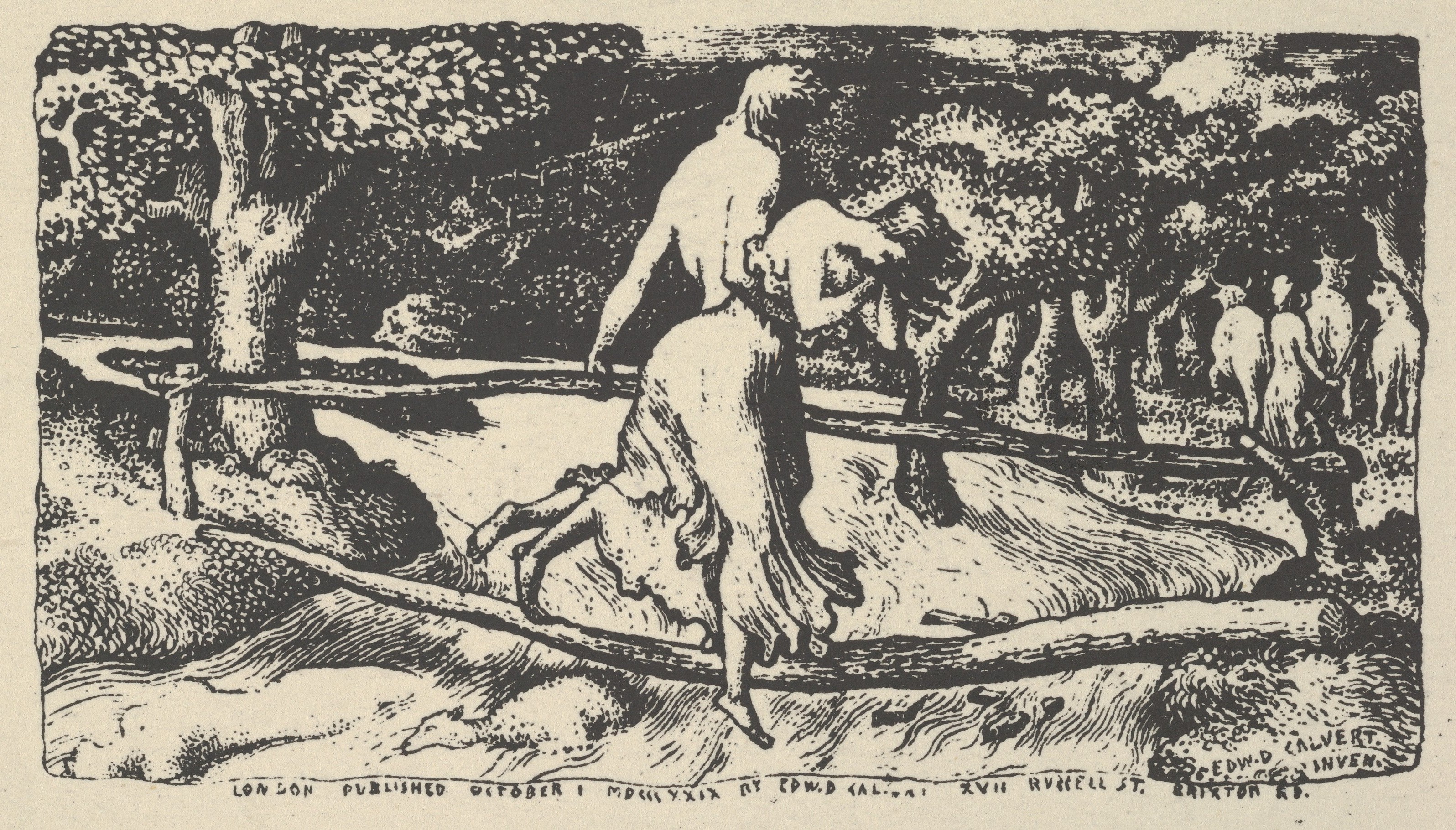 The Flood (reproduced for Calvert's "Memoir")