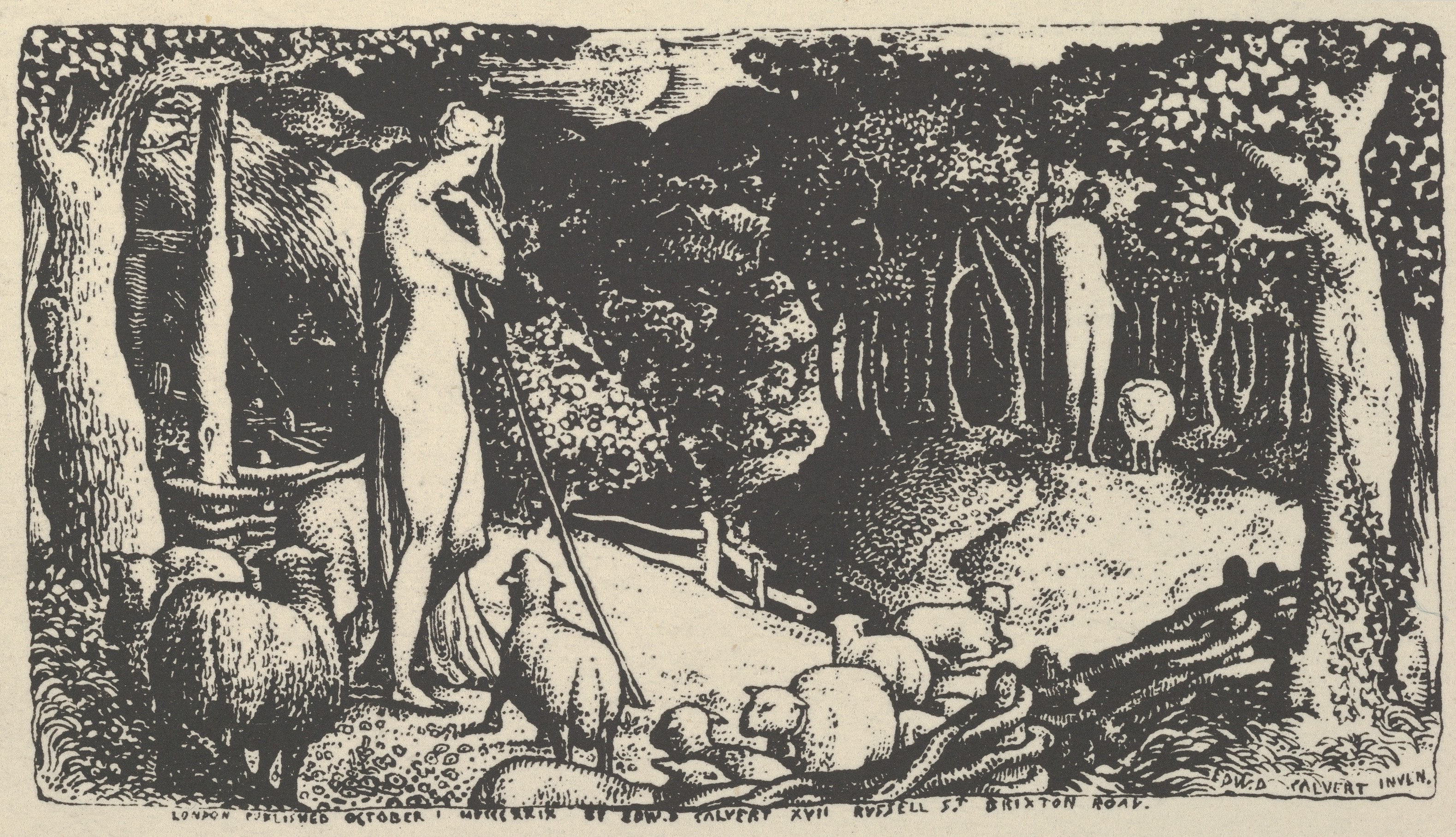 Ideal Pastoral Life (reproduced for Calver's "Memoir")
