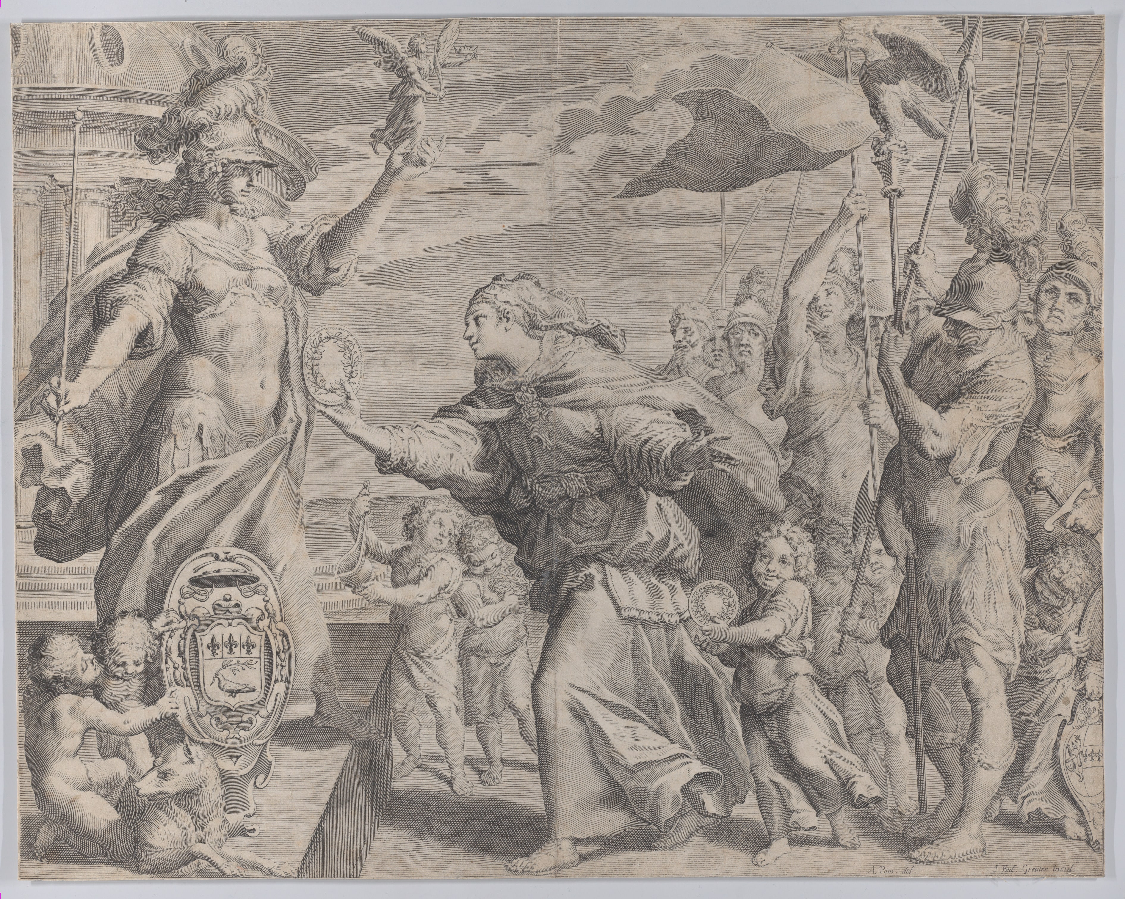 Allegory relating to the Pamphili family
