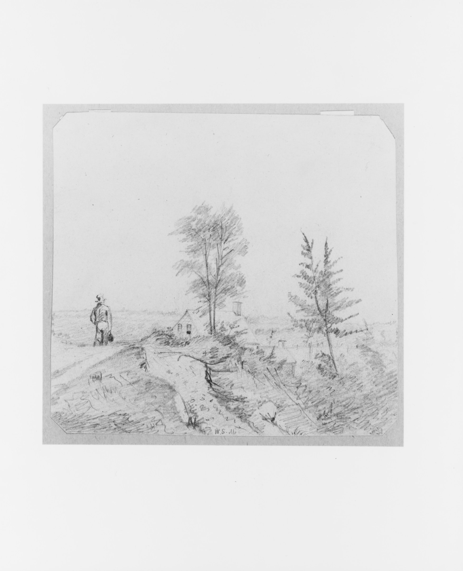 Landscape with Figure (from McGuire Scrapbook)
