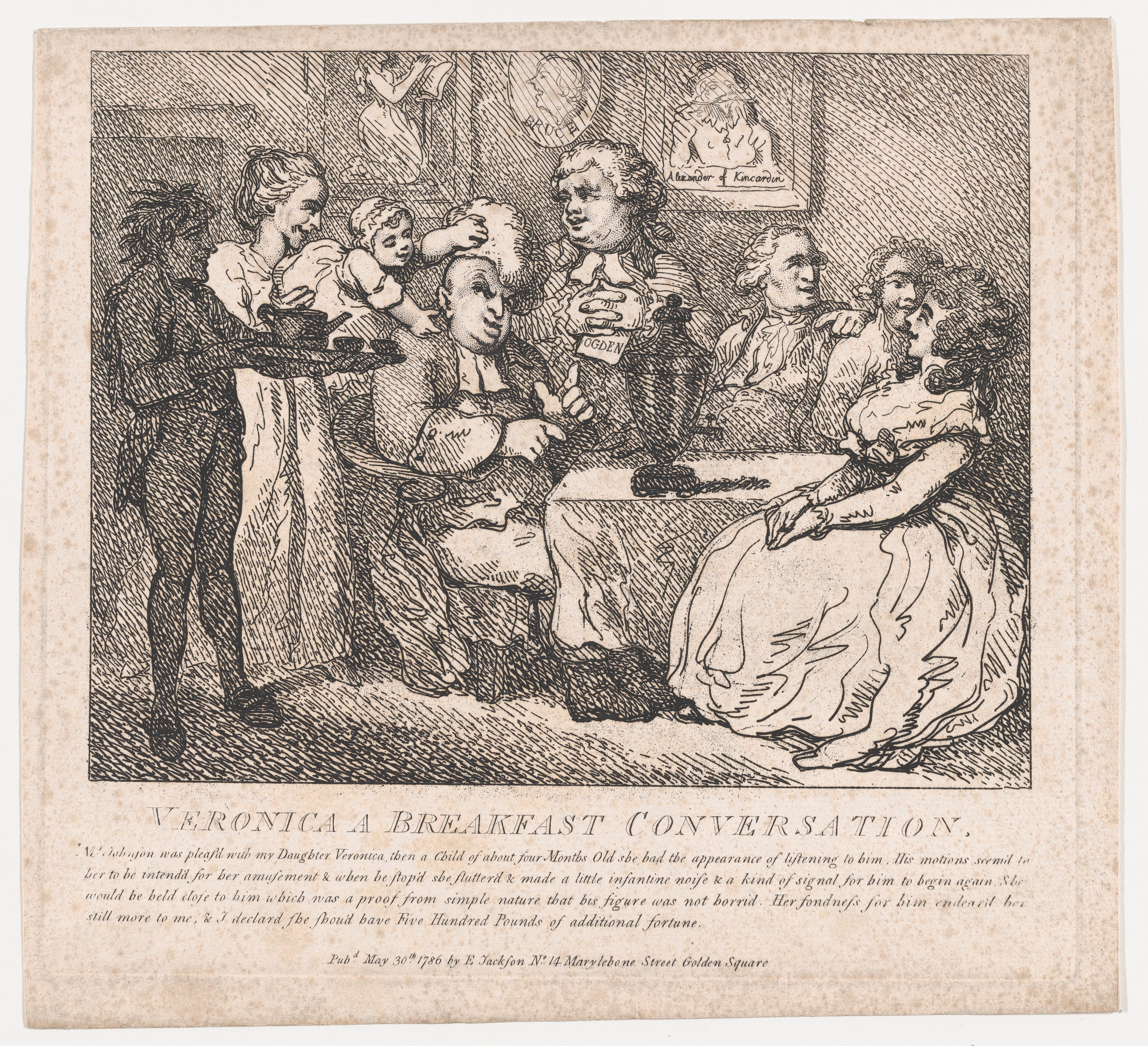 Veronica, a Breakfast Conversation (Picturesque Beauties of Boswell, Part the First)