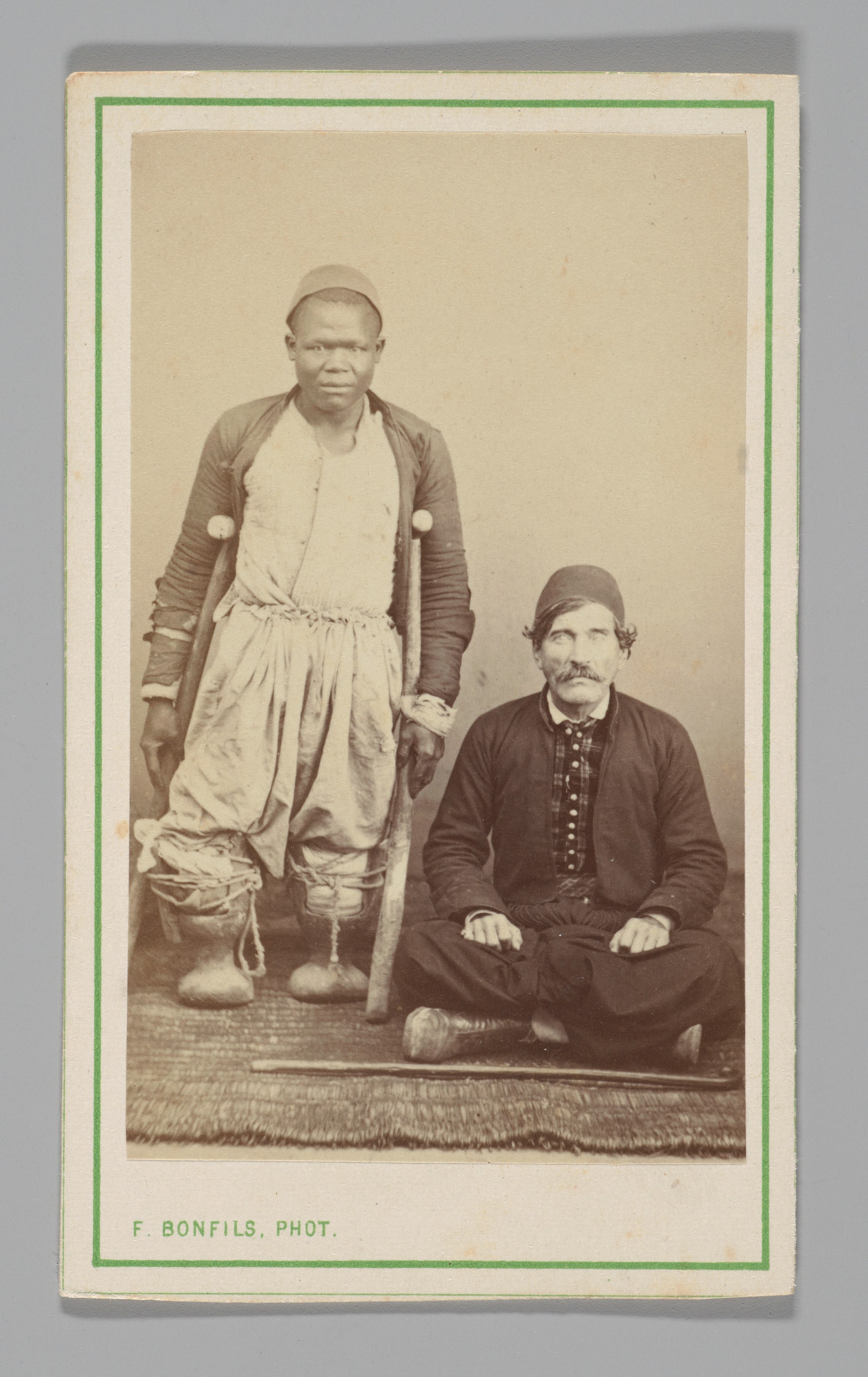 [Studio Portrait: Mahomedan Cripples, Beirut, Syria]