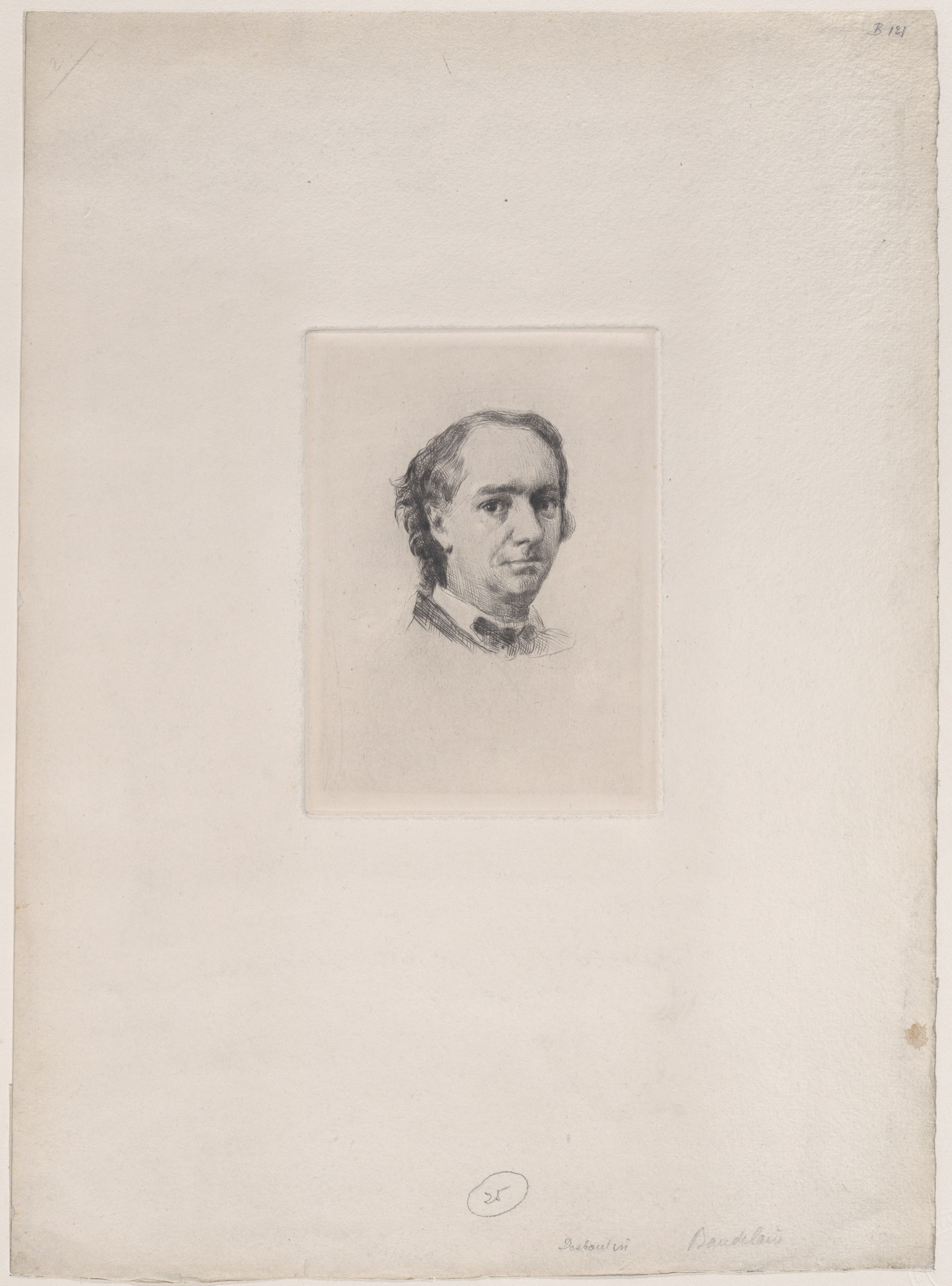 Portrait of Charles Baudelaire