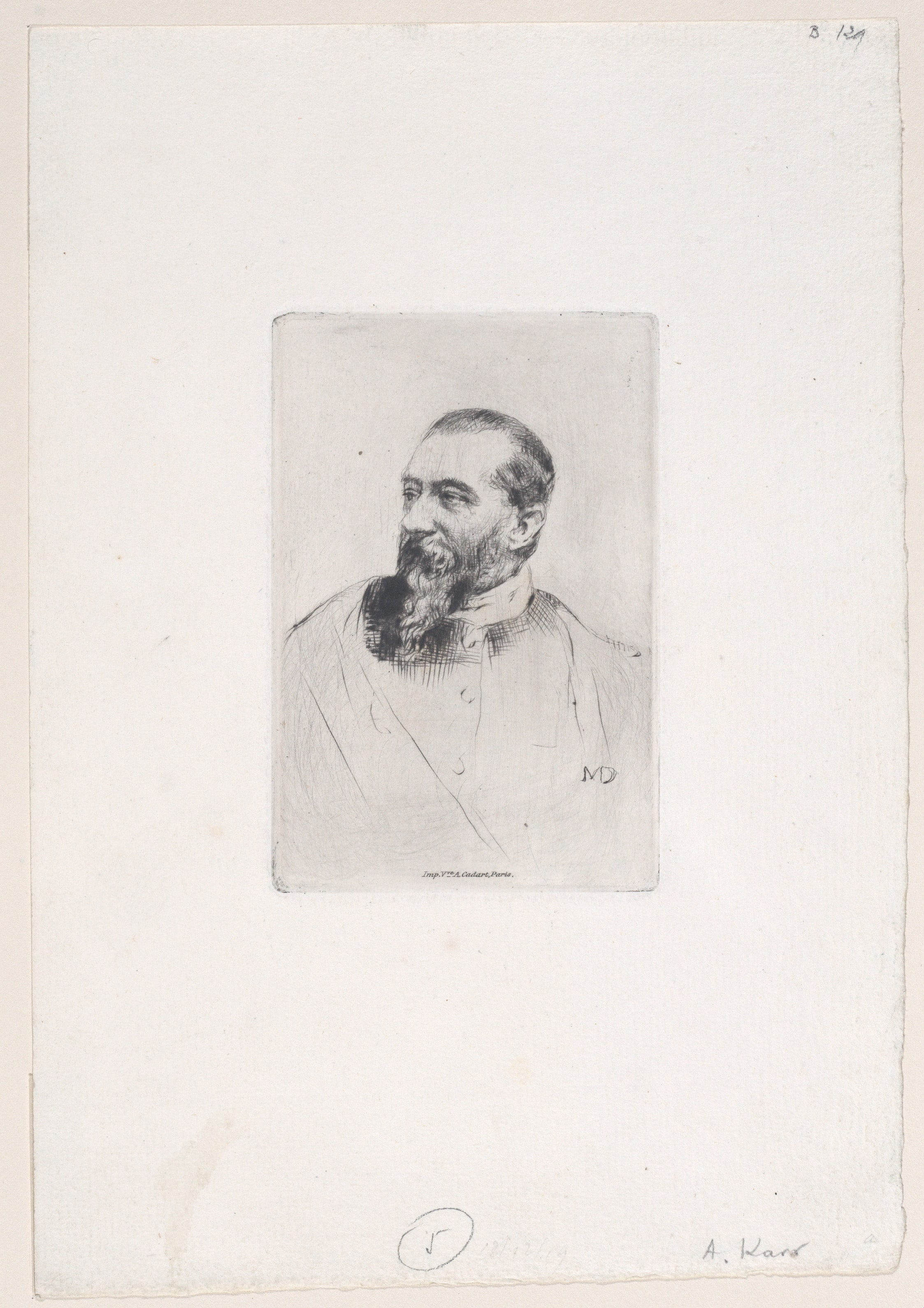 Portrait of Alphonse Karr