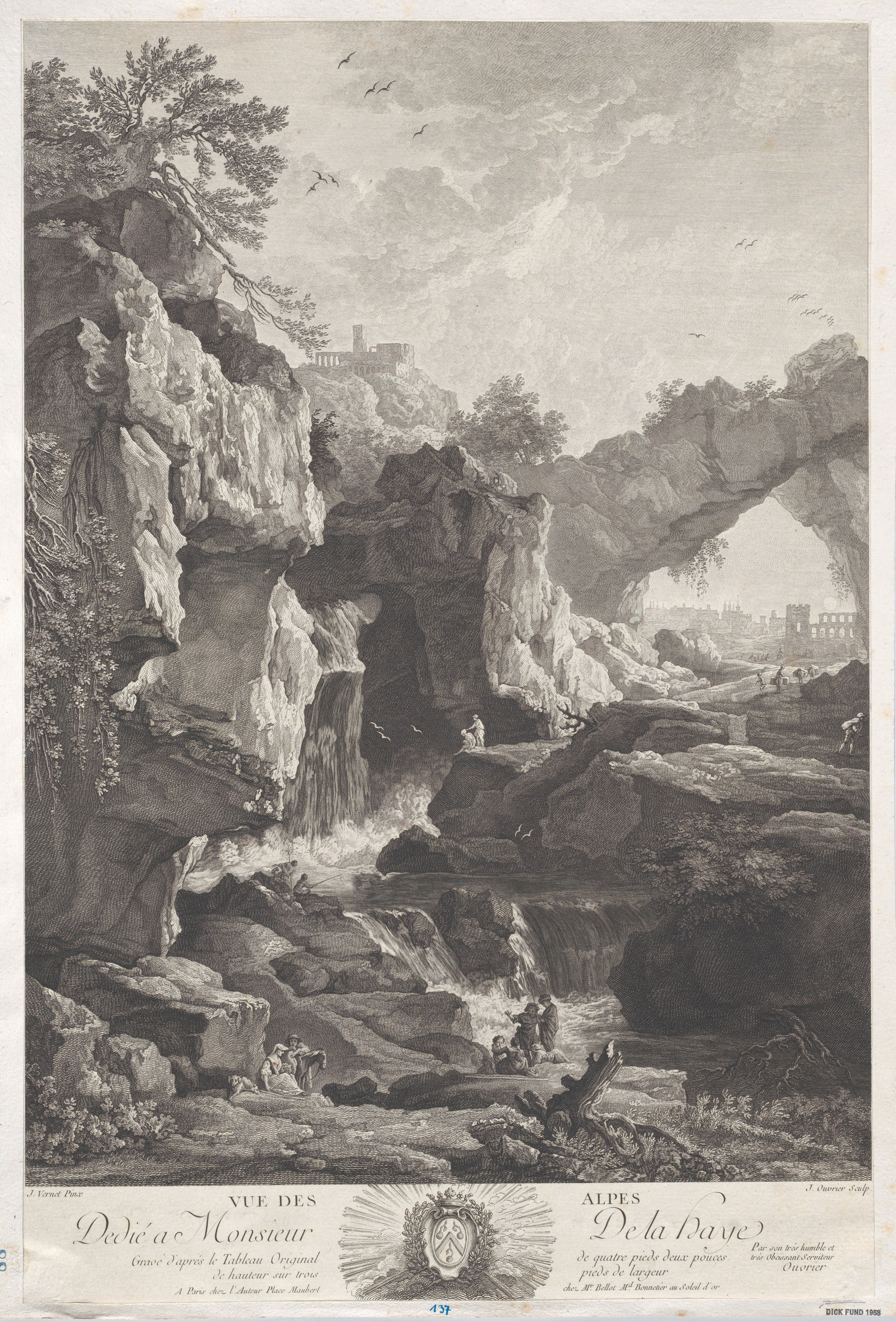 View of the Alpes