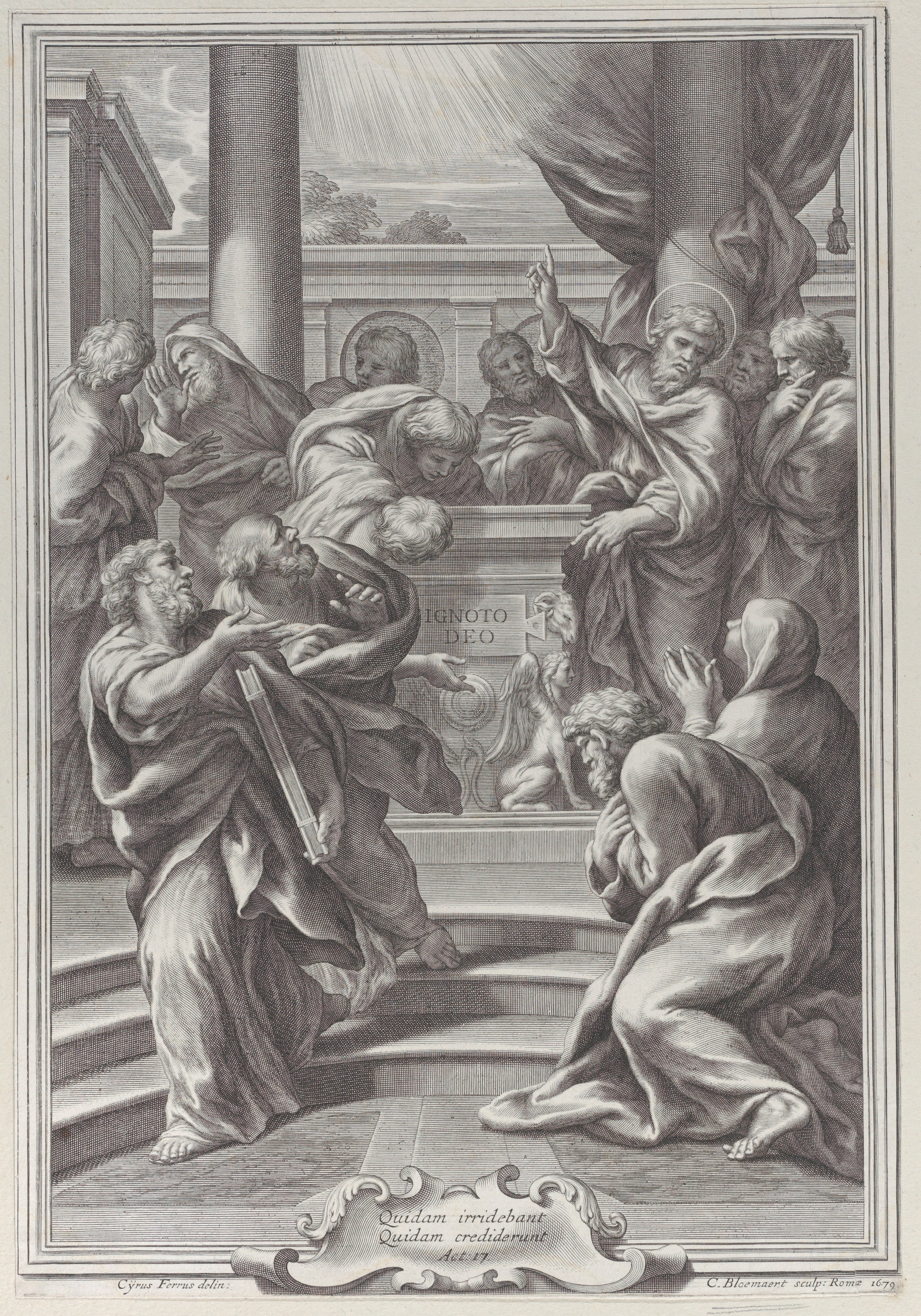 Saint Paul preaching in Athens