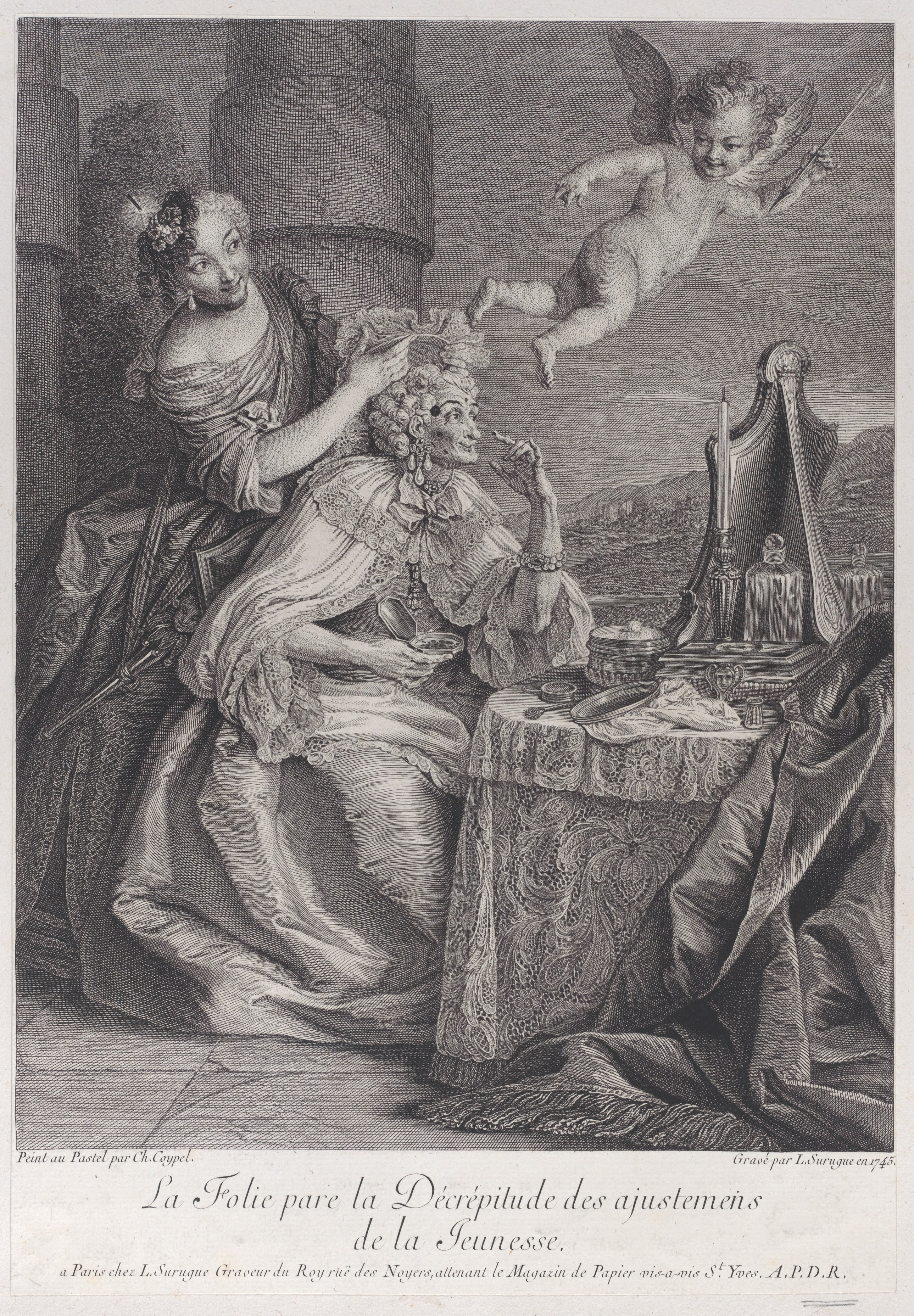 Age adorned by folly with the clothes of youth
