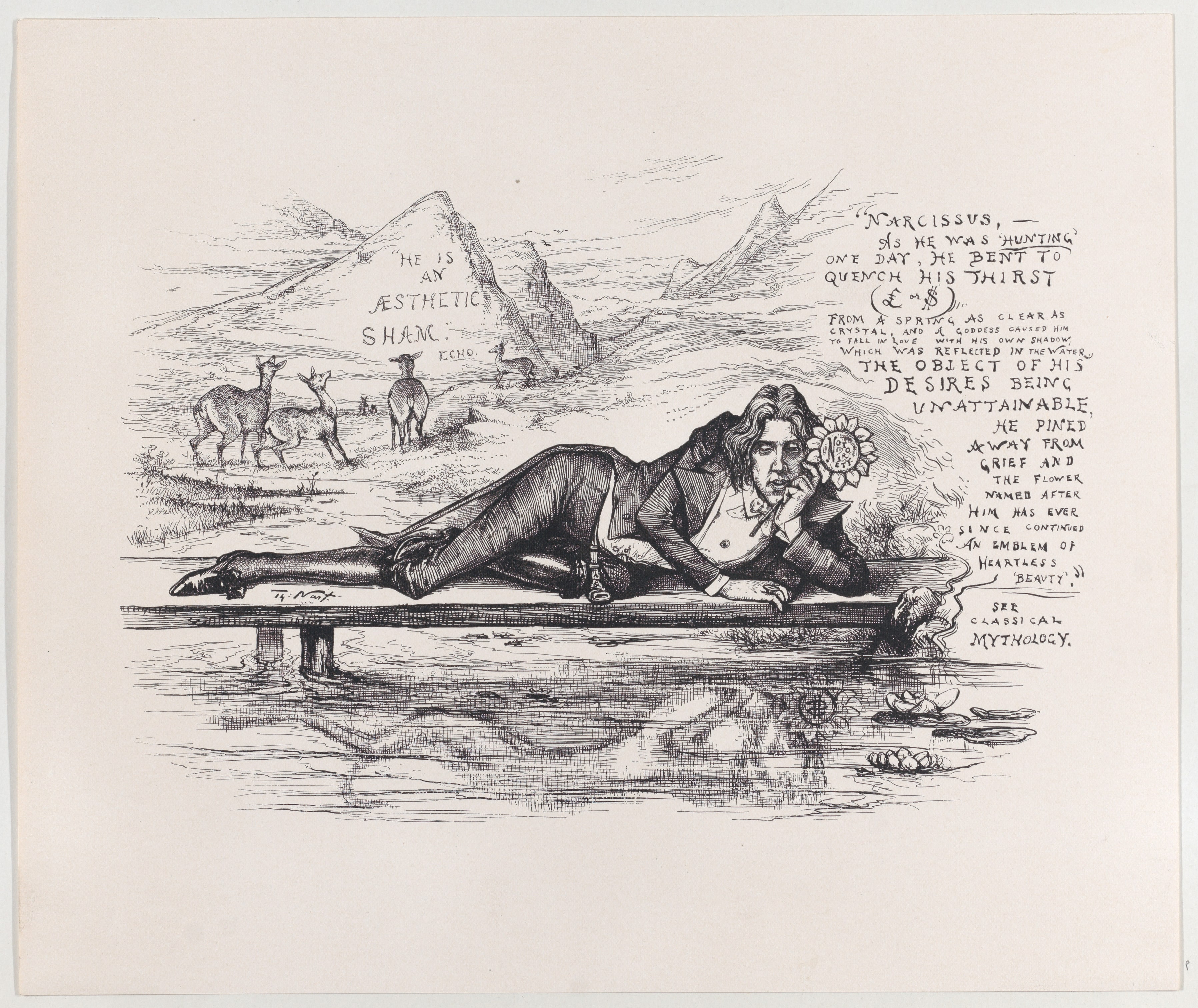 "Mr. O'Wilde, You are not the first one that has grasped at a Shadow" (published in "Harper's Bazar," February 11, 1882)