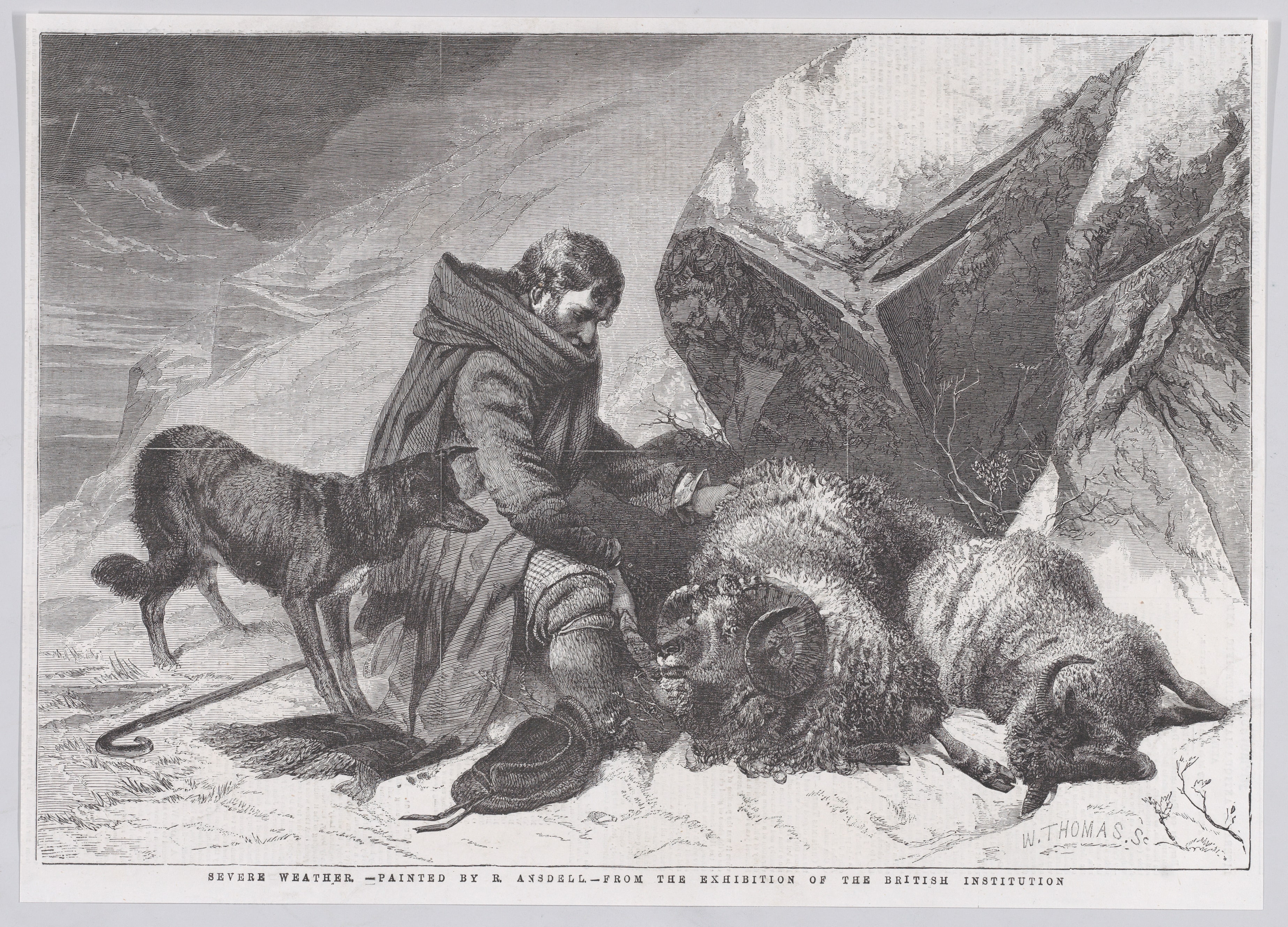 Severe Weather, from "Illustrated London News"