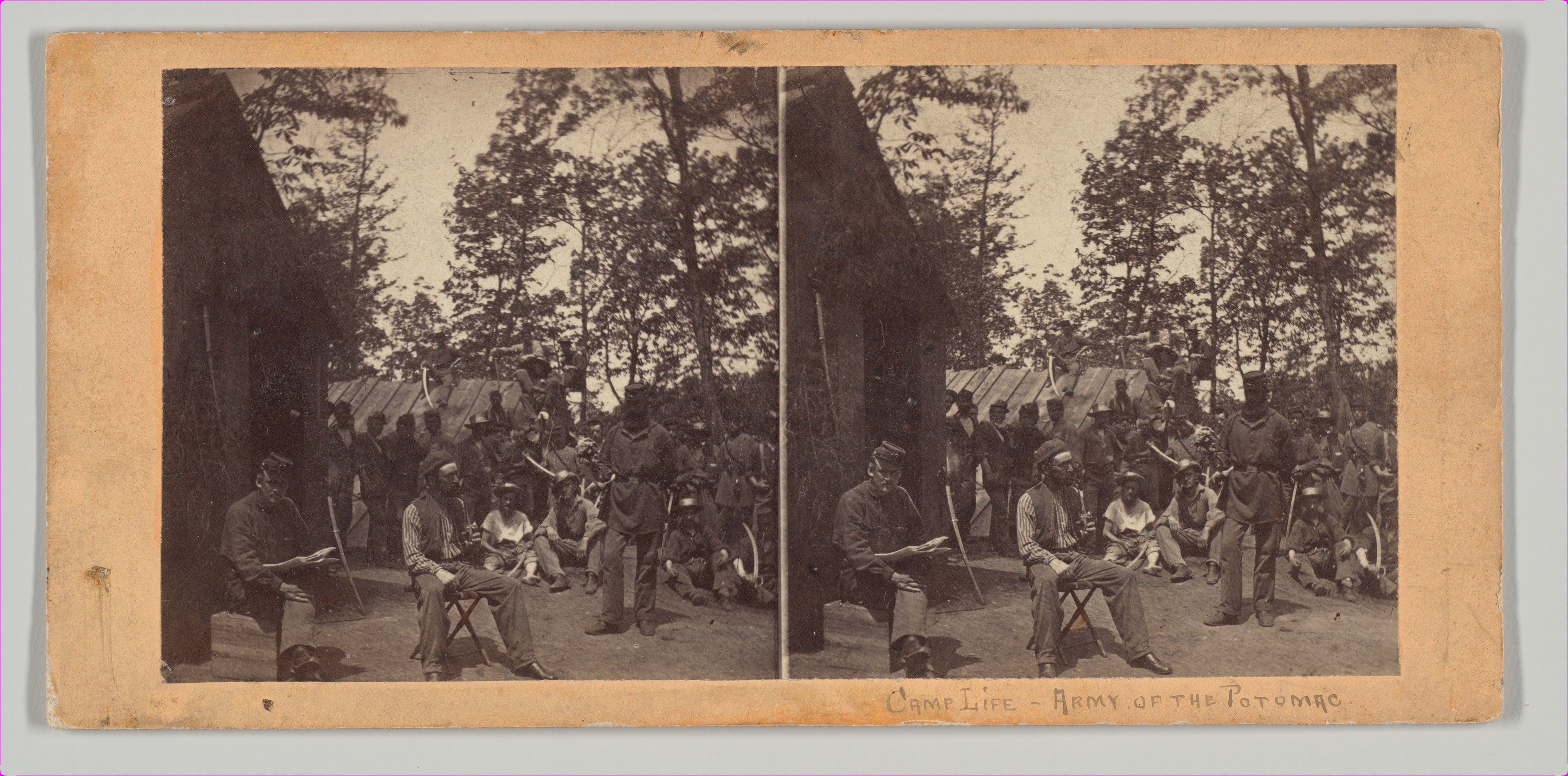 Camp Life, Army of the Potomac. Taking it Easy.