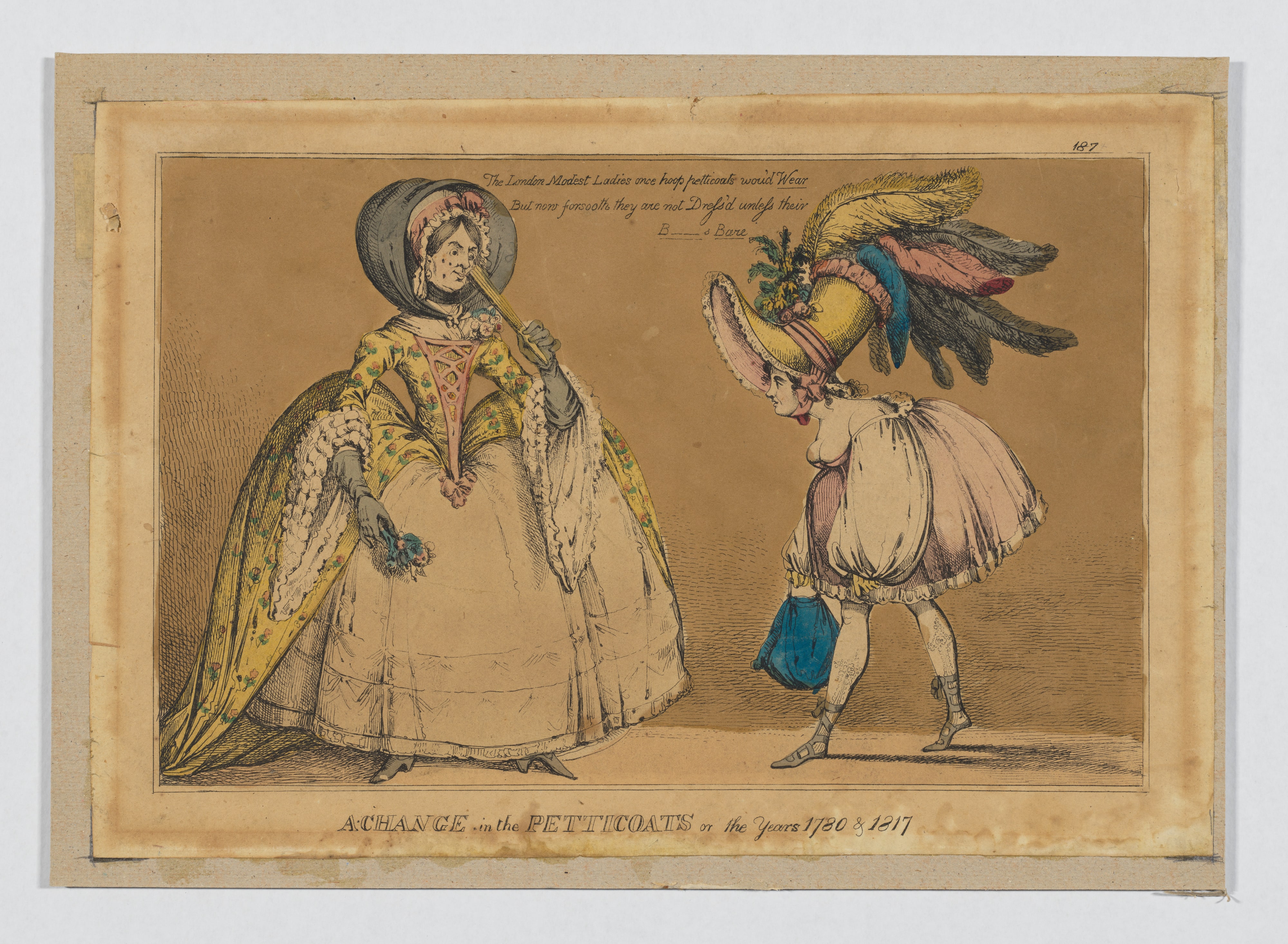 A Change in the Petticoats, or the Years 1780 &1817