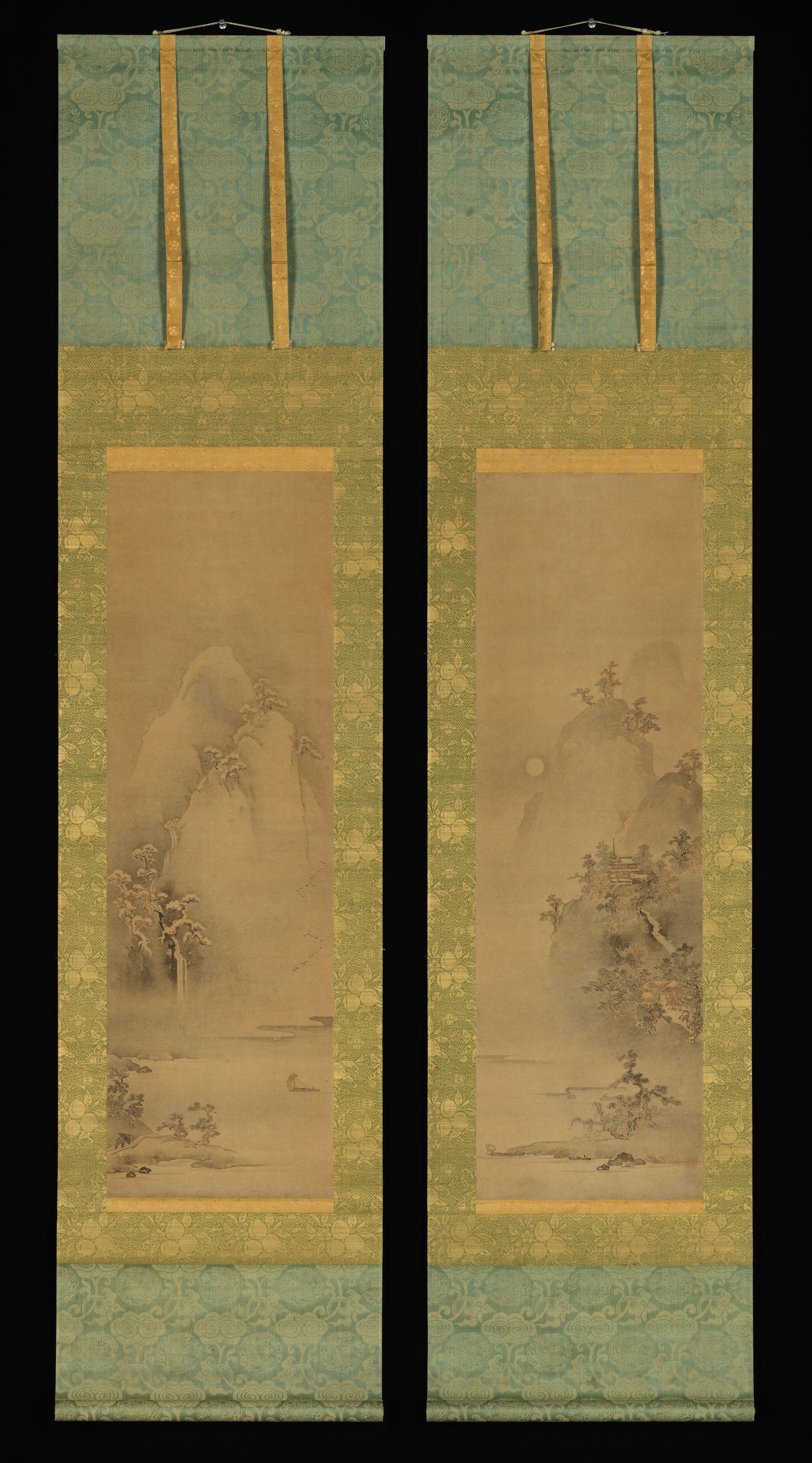 岩佐又兵衛筆　瀟湘八景図|Eight Views of Xiao and Xiang