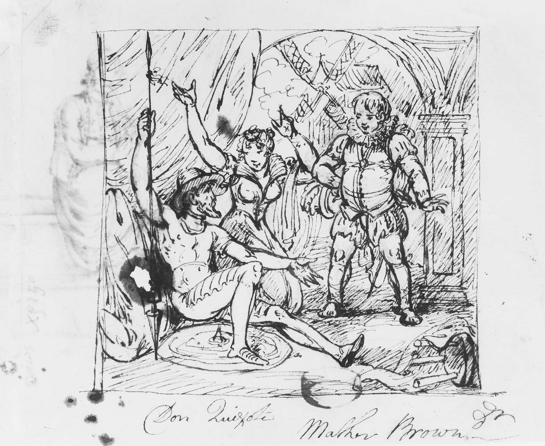 Scene from "Don Quixote"