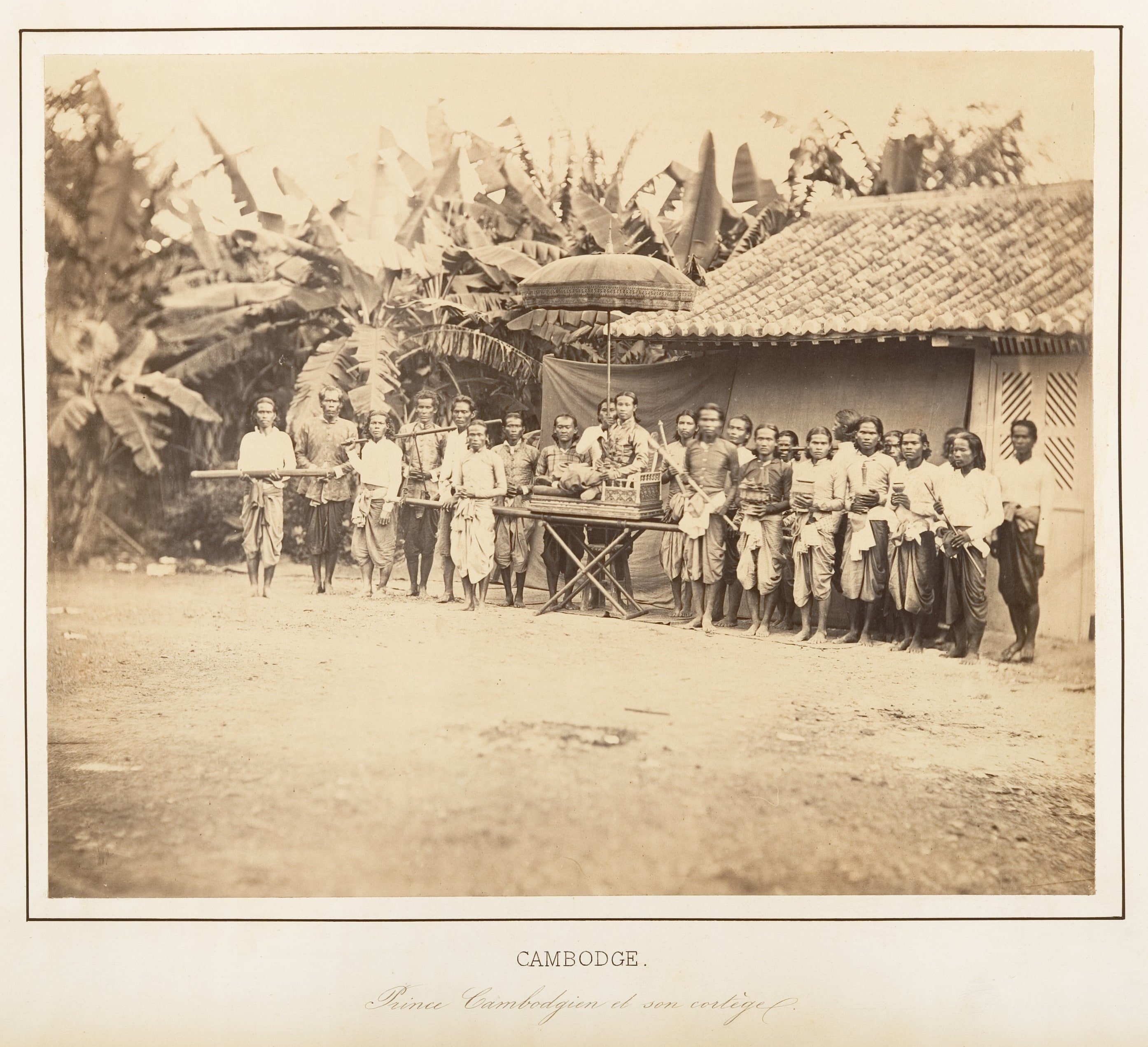 Prince Cambodgien et son Cortège