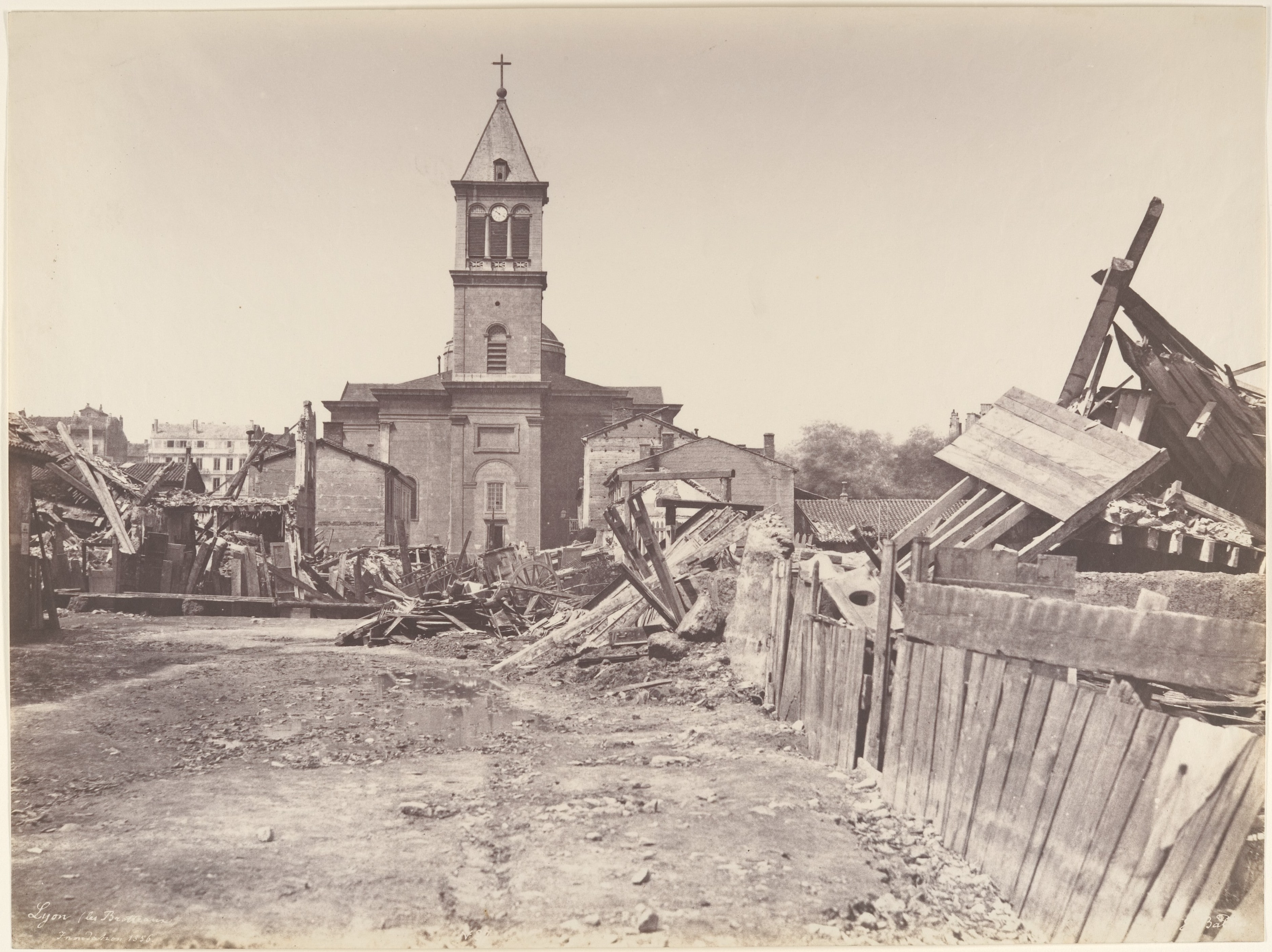 The Floods of 1856, Church of Saint-Pothin, Lyon