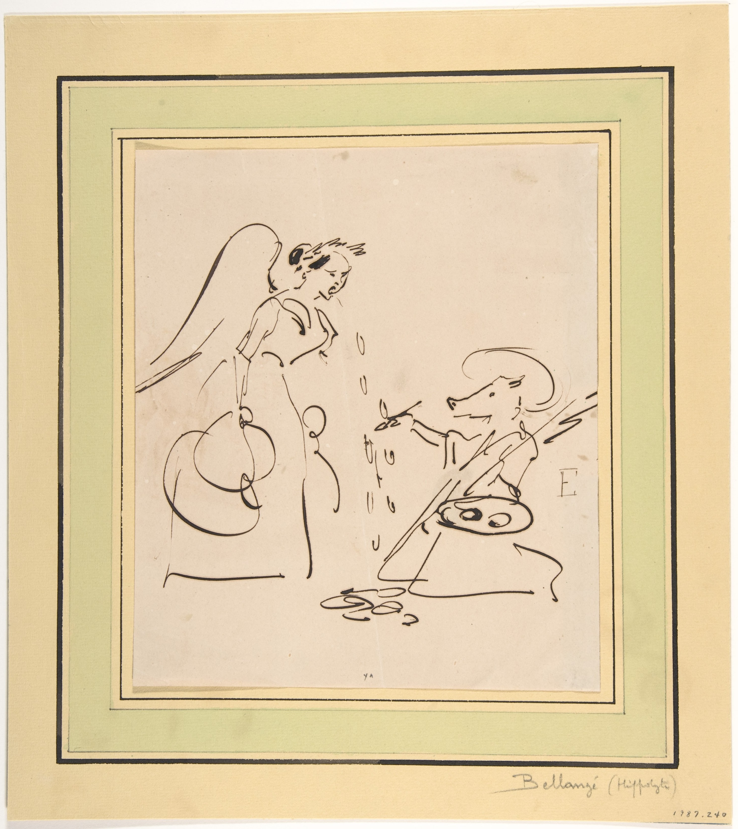 Caricature of the Art of Painting