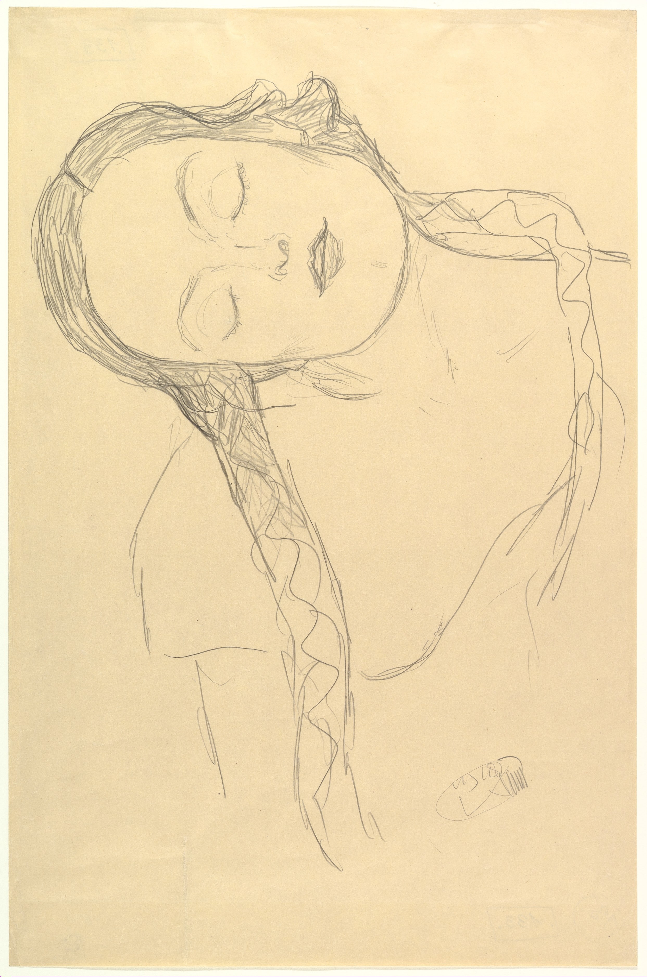 Half-figure of a Young Woman