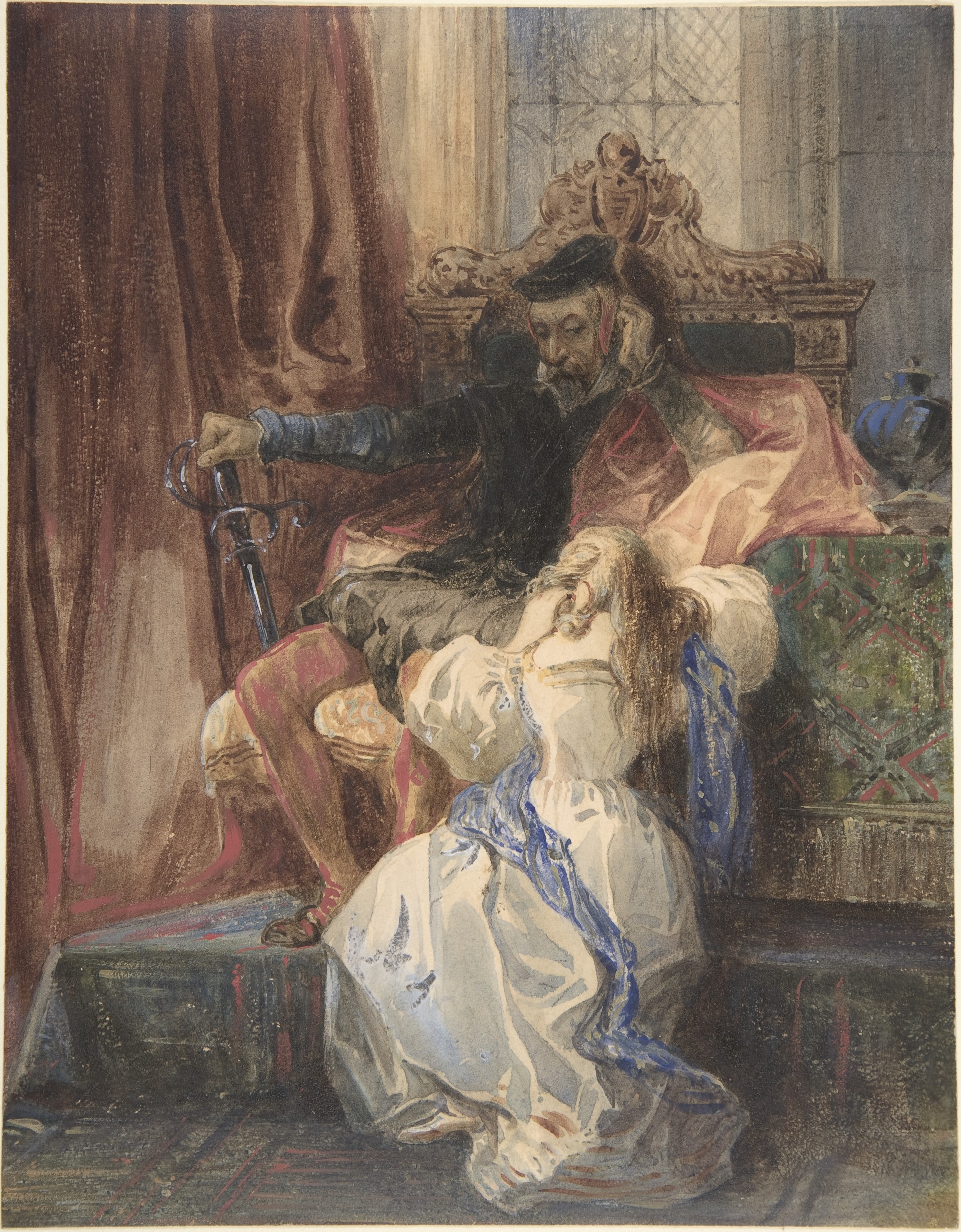 The Pardon Refused  (from Sir Walter Scott's "Kenilworth")
