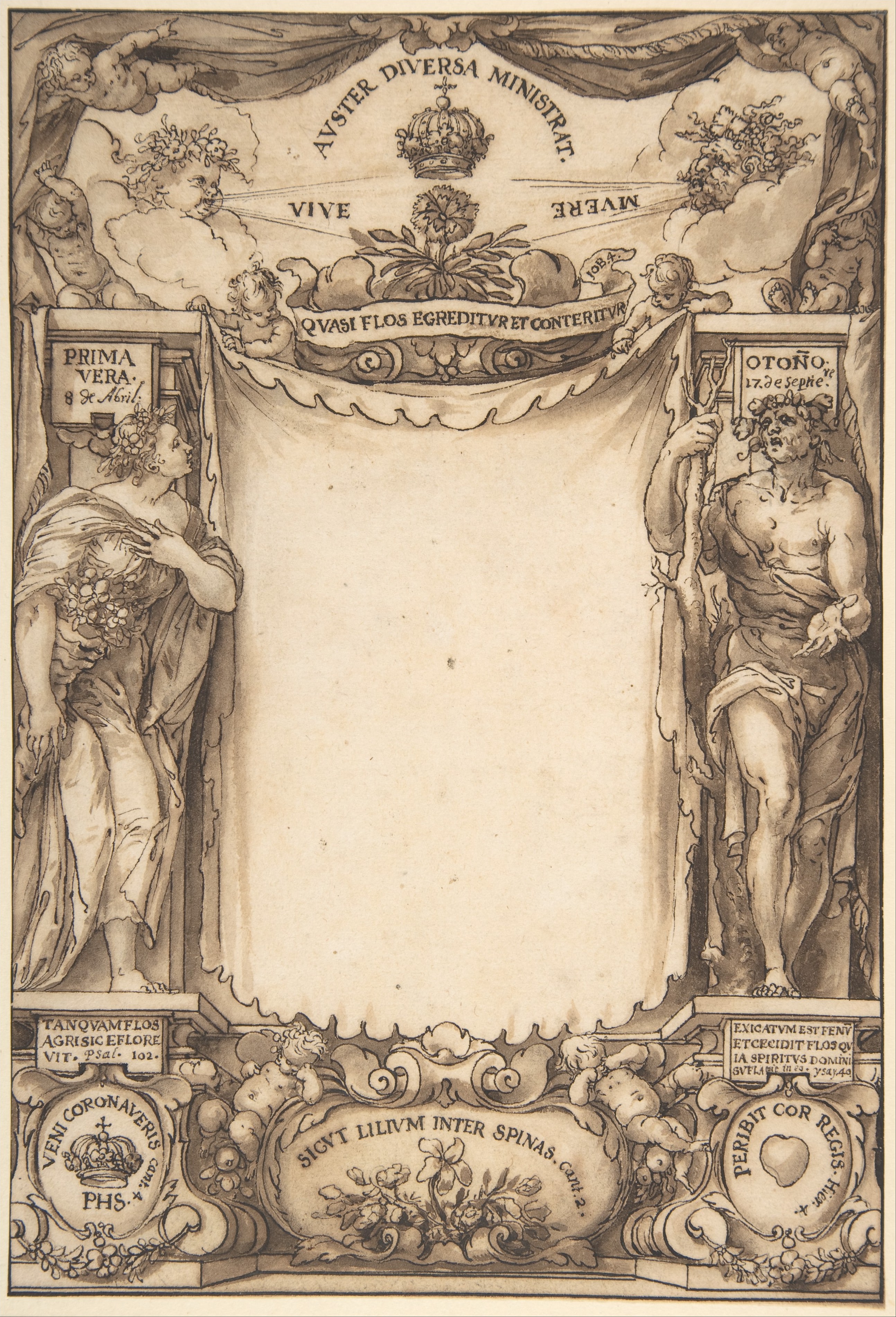 Allegory of the Death of Philip IV (1605-1665)