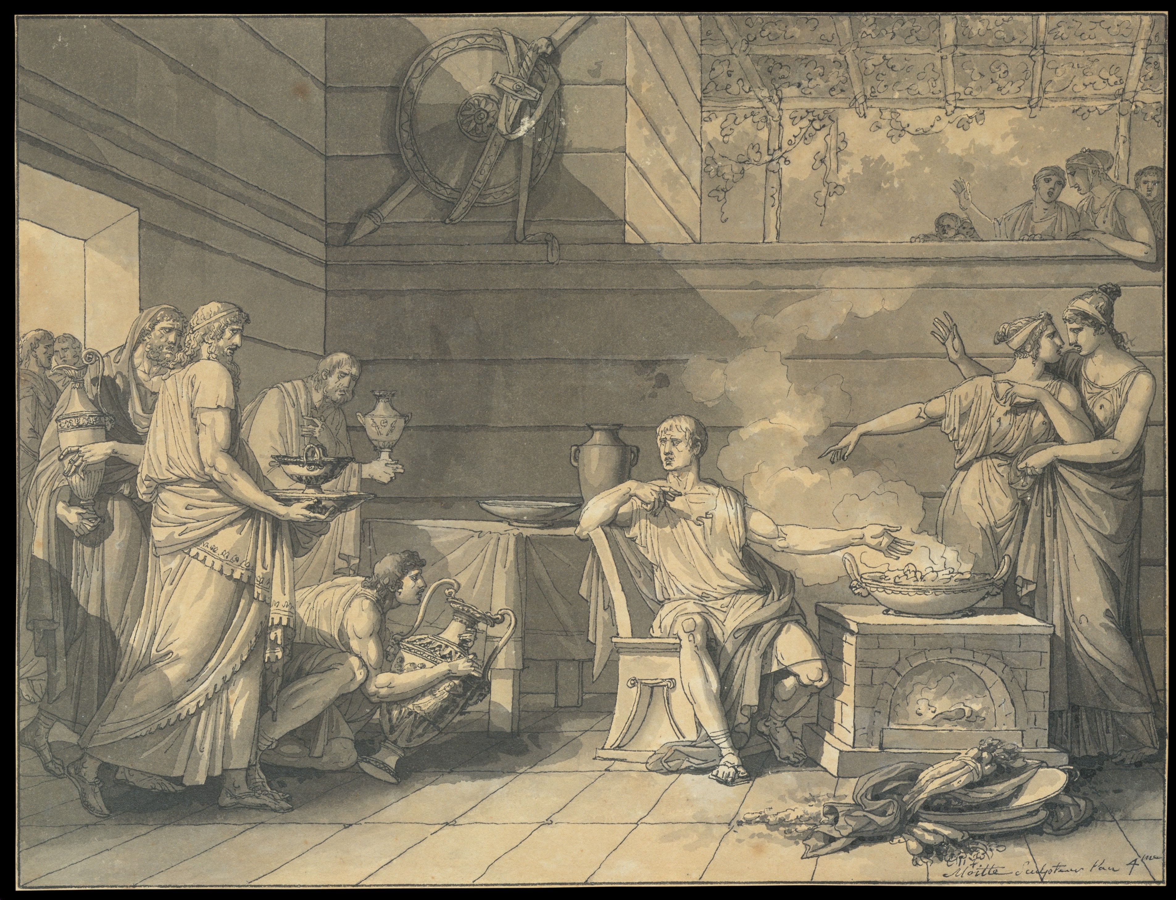 Manius Curius Dentatus Refusing the Presents of the Samnite Ambassadors