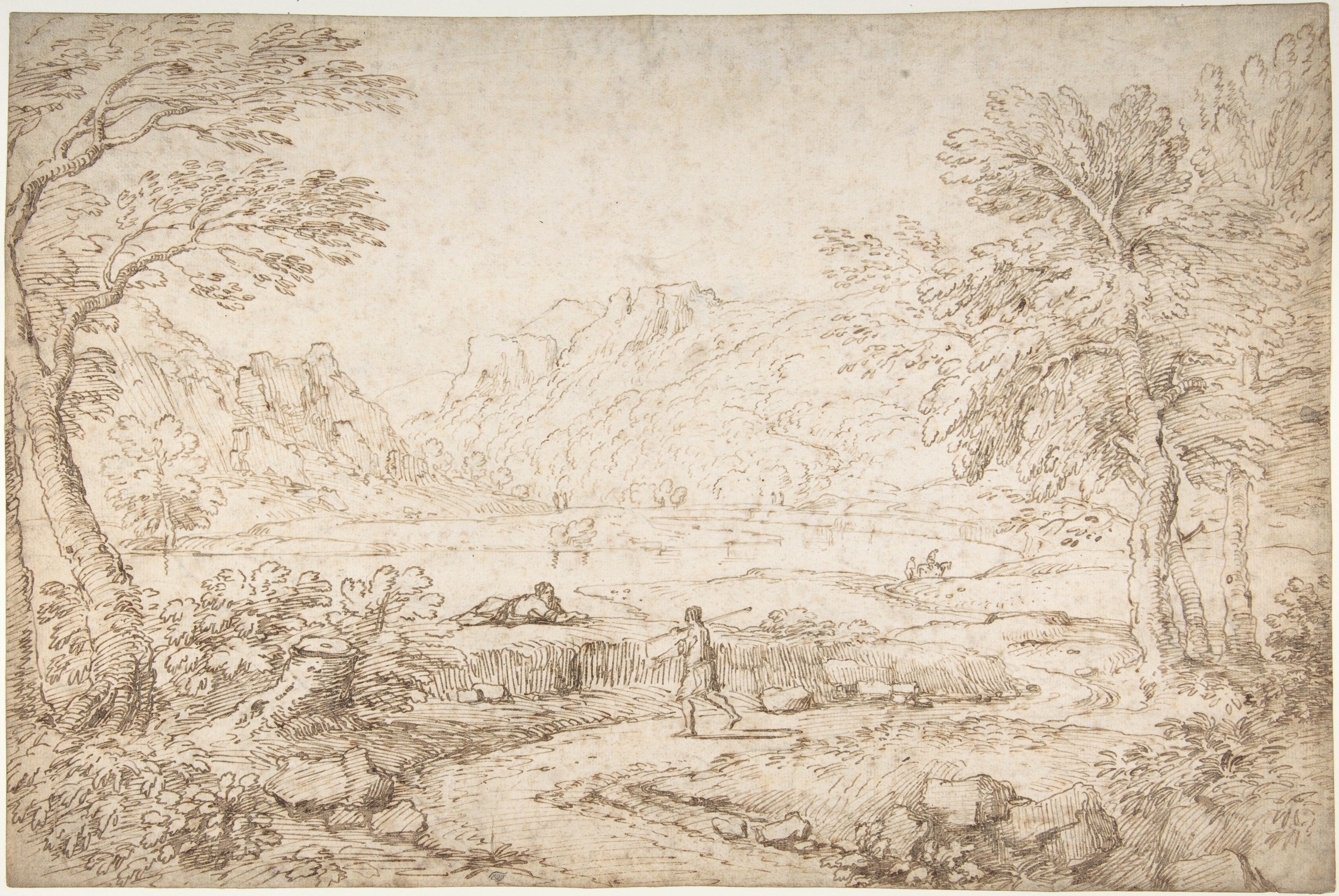 River Landscape near Narni