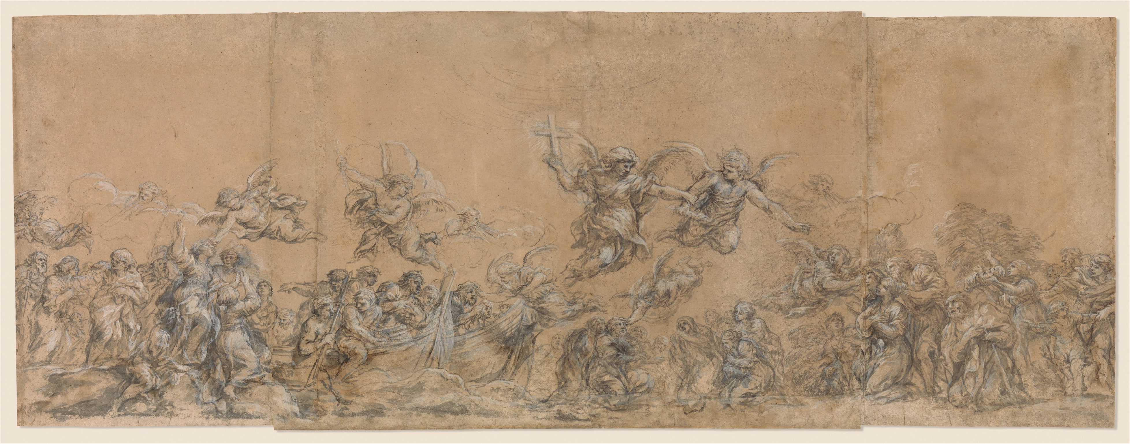Study for Angels Sealing the Foreheads of the Children of Israel in Saint Peter's Basilica