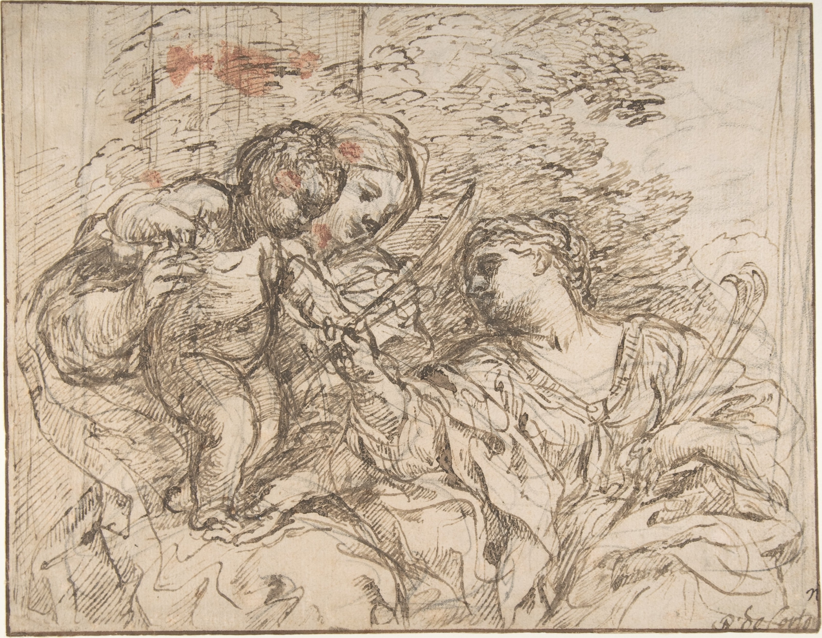 The Virgin and Child with Saint Martina