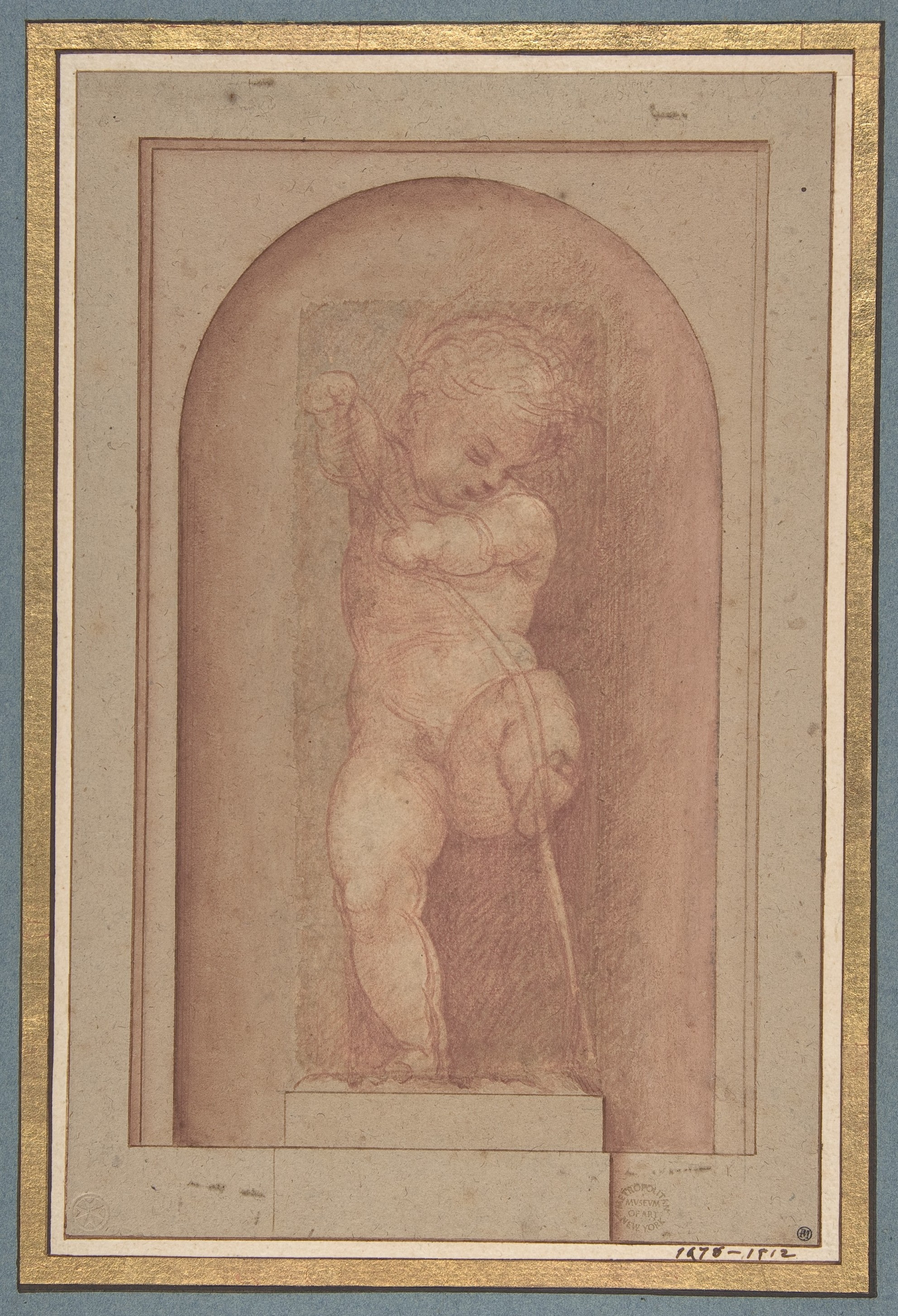 Putto Bending a Bow