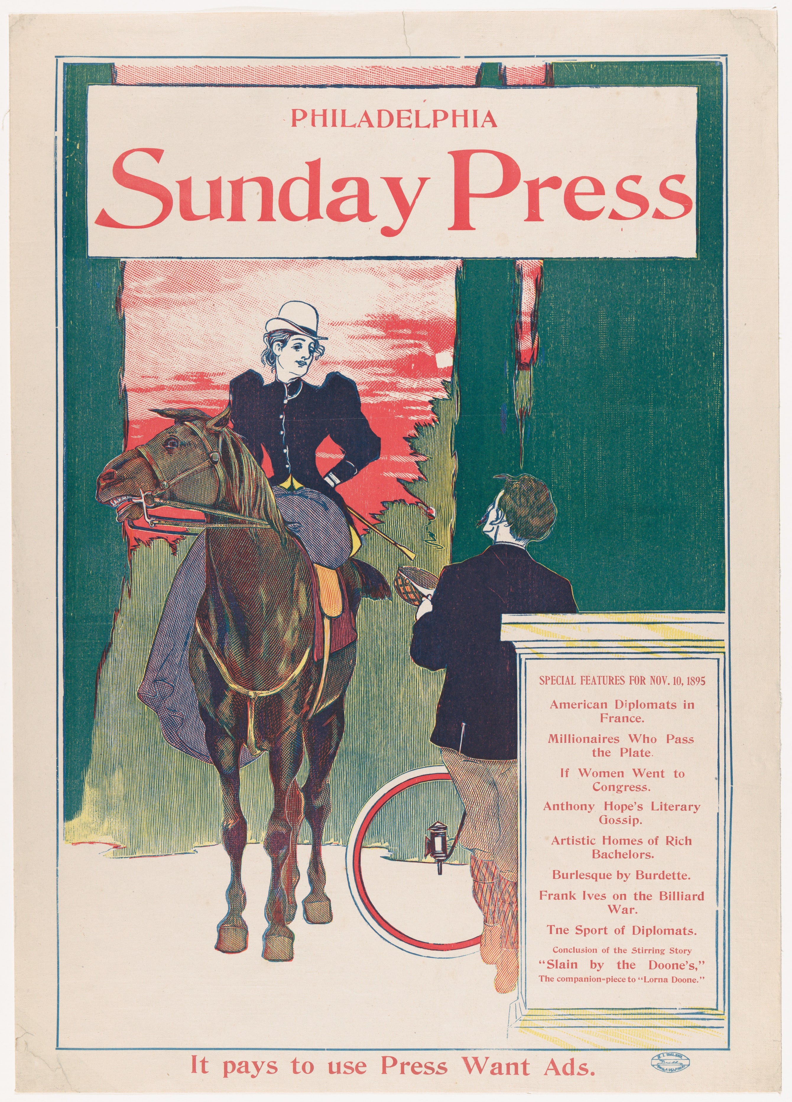 Philadelphia Sunday Press: November 10th