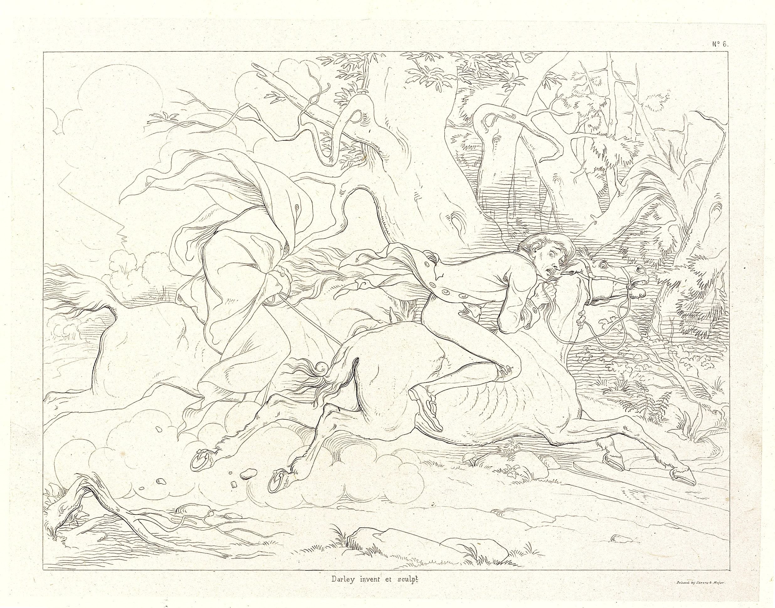 Washington Irving's Illustrations of the Legend of Sleepy Hollow, Designed and Etched by F.O.C. Darley for the Members of the American Art Union, 1850