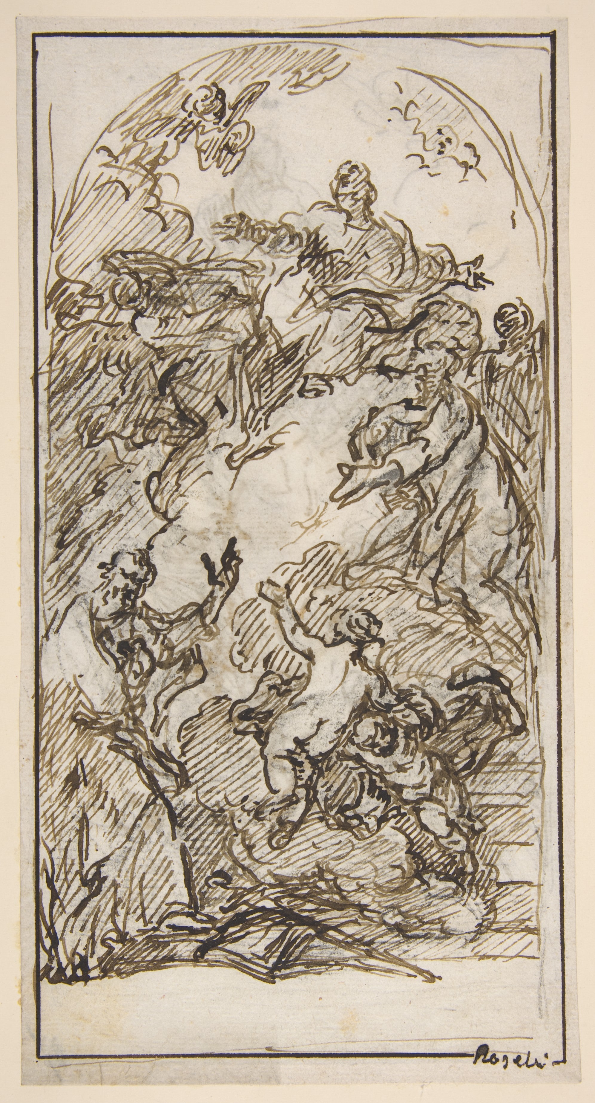 The Apotheosis of Saint Mark (recto and verso)