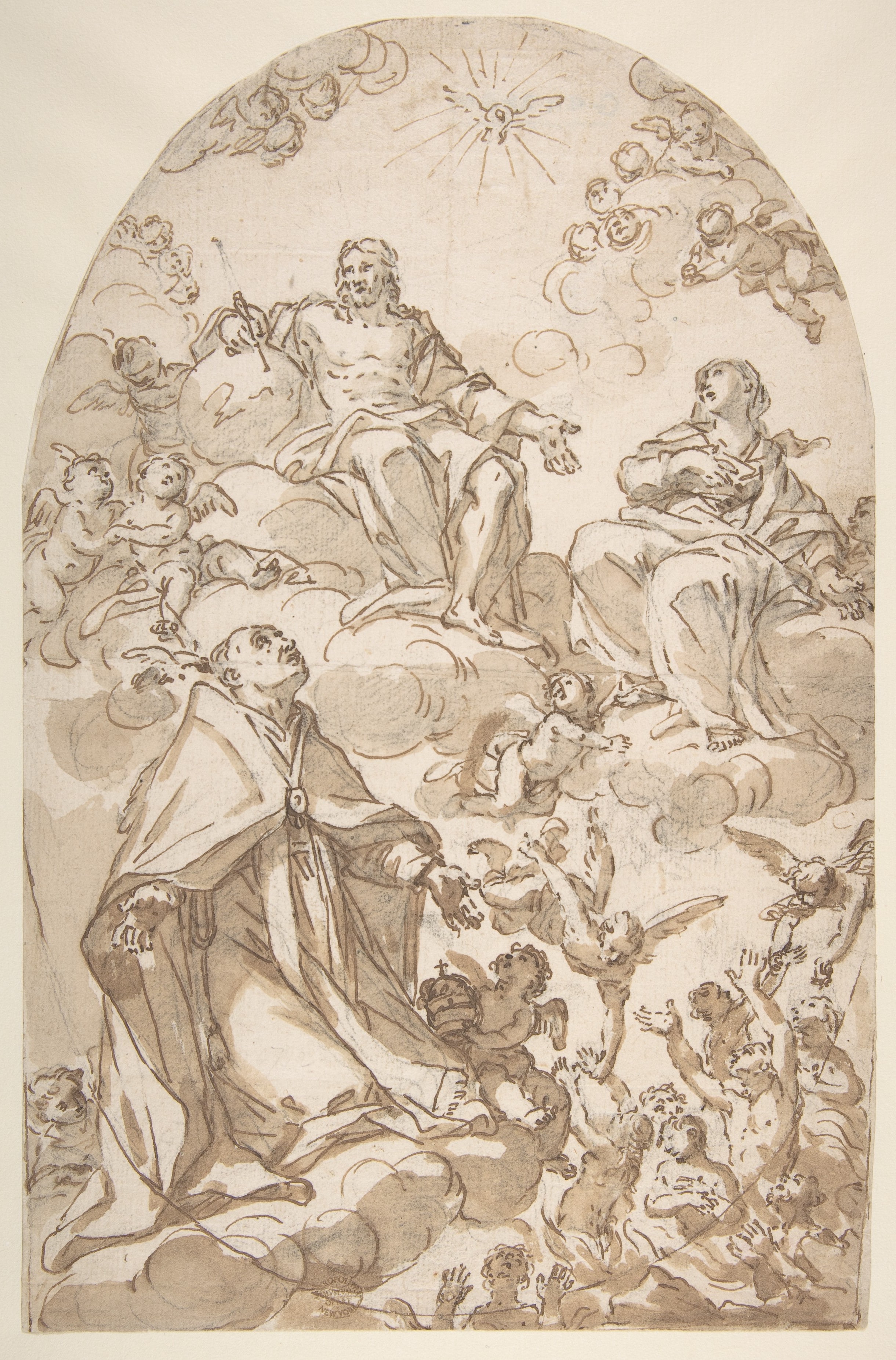 Saint Gregory the Great Interceding for Souls in Purgatory