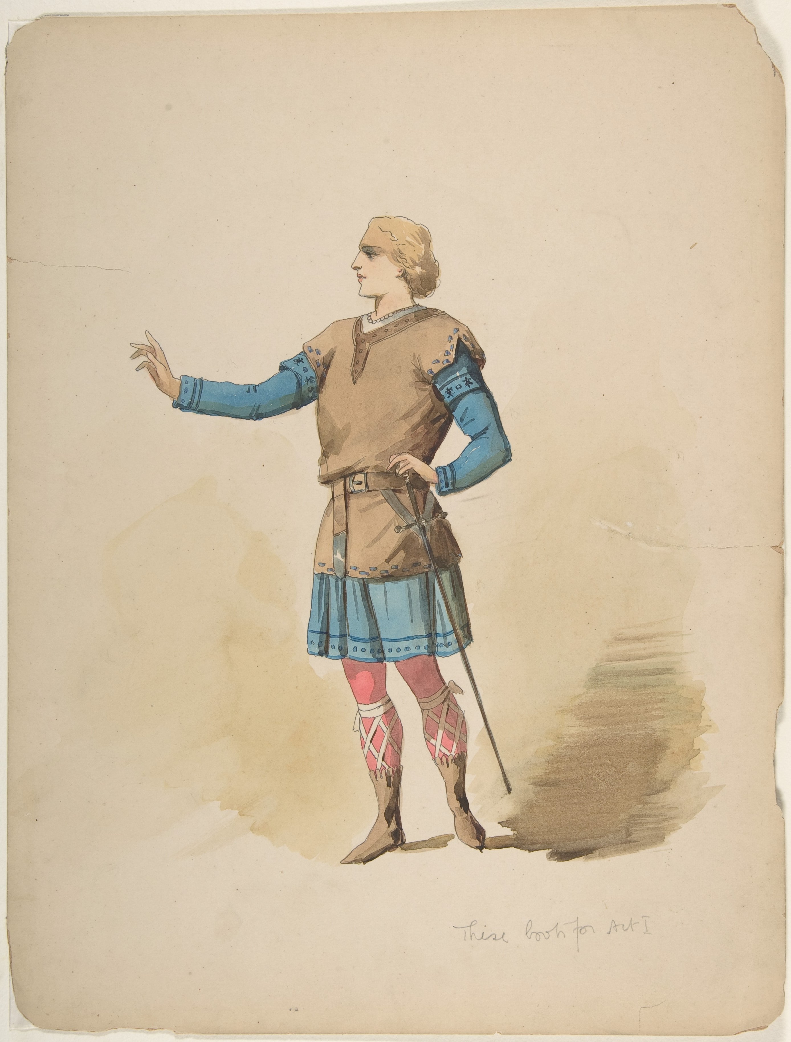 Design for Man's "Medieval" Costume