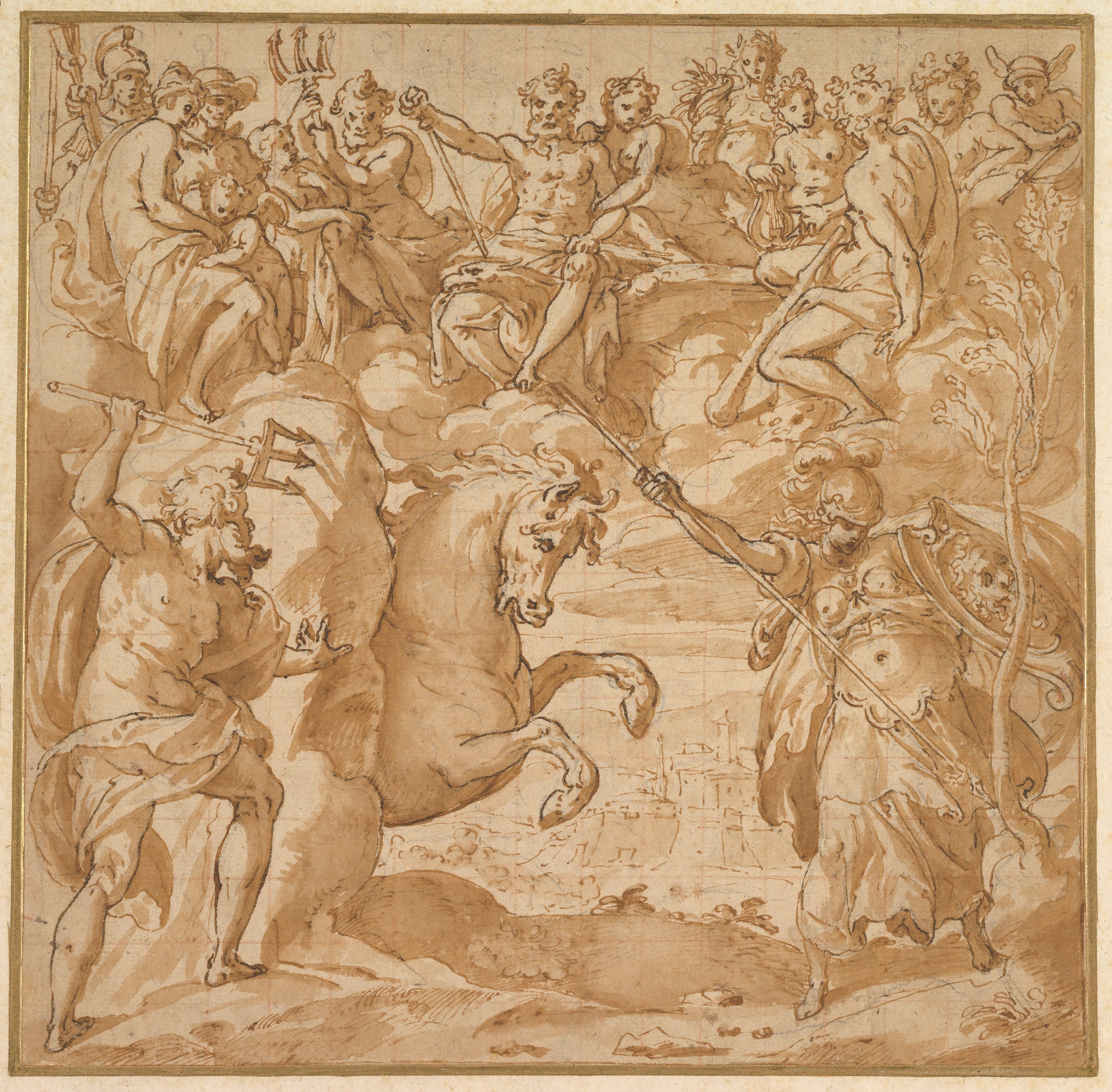 The Contest Between Athena and Poseidon for the Possession of Athens