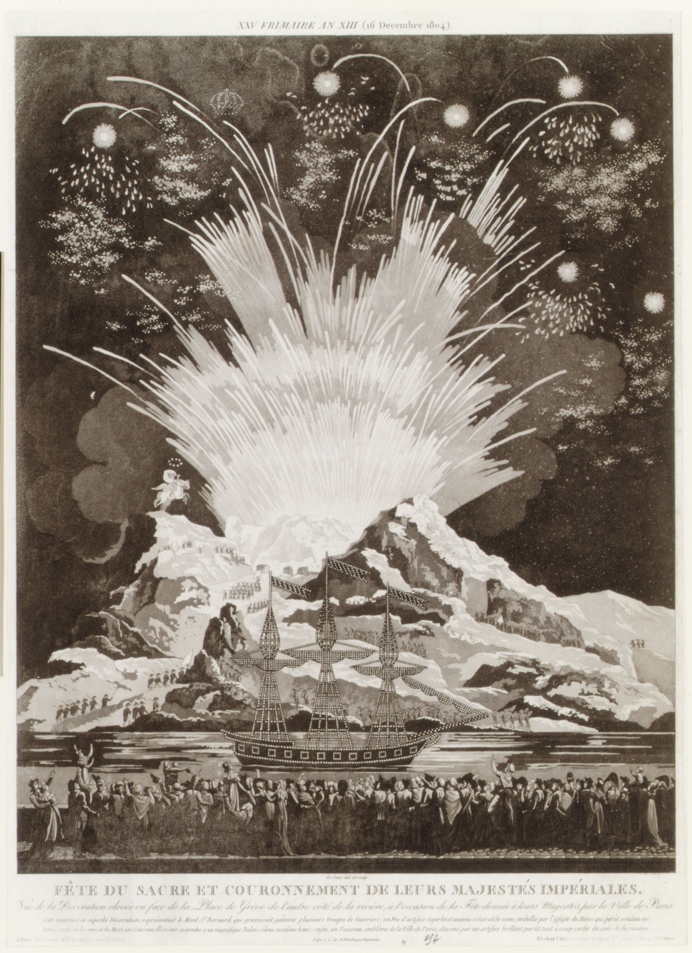Coronation of Napoleon, Paris, December 16, 1804
