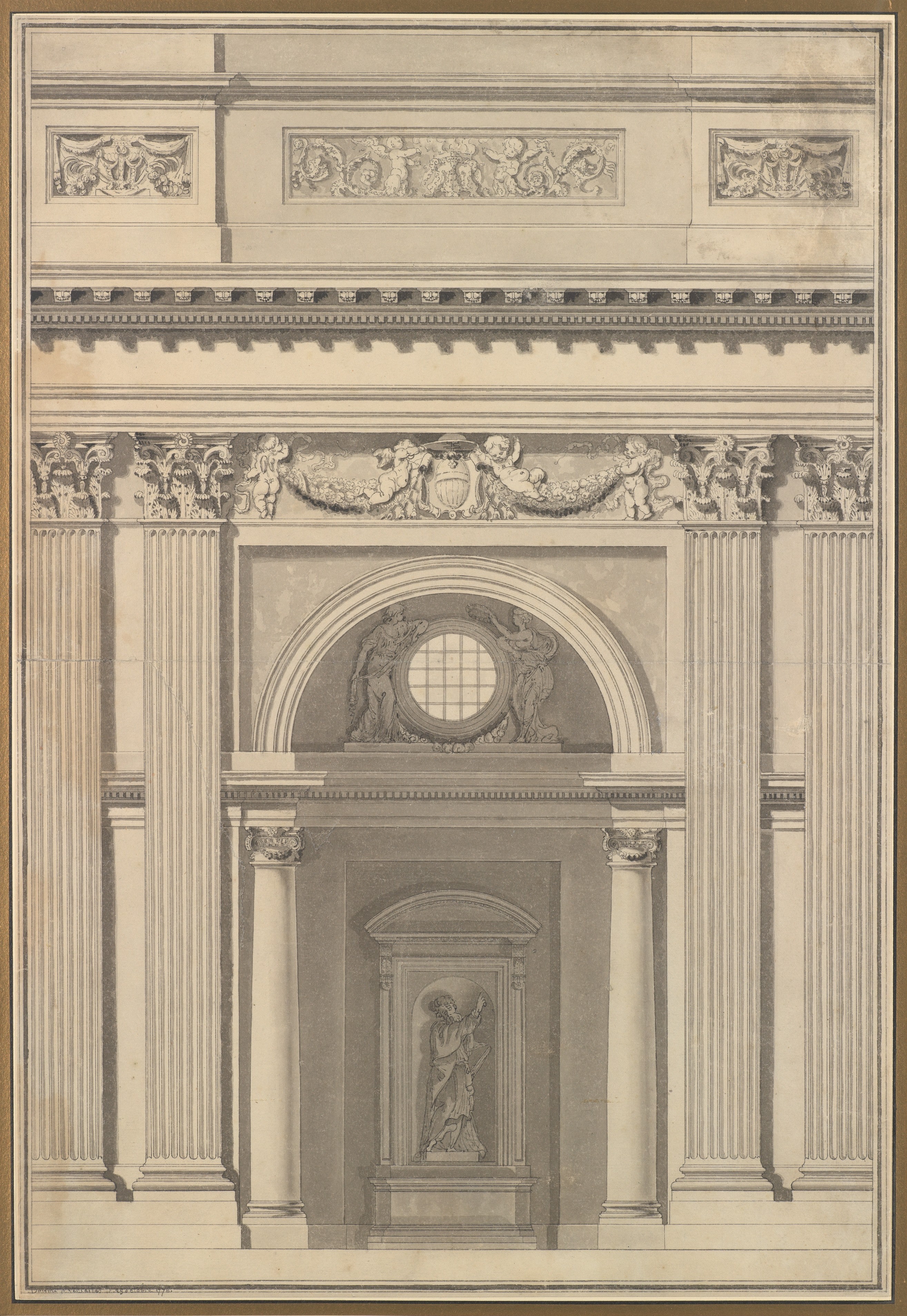 Elevation of a Wall
