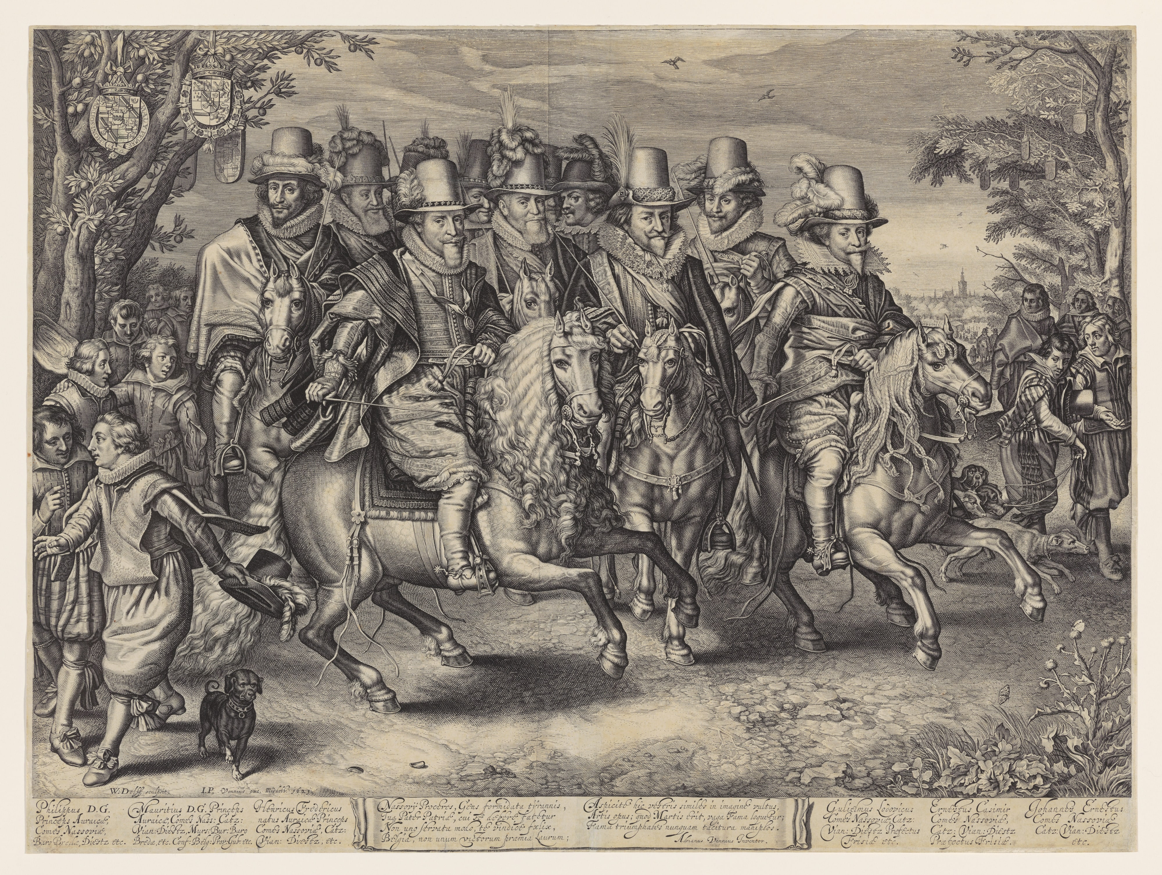 Cavalcade of Eleven Princes of the House of Nassau-Orange