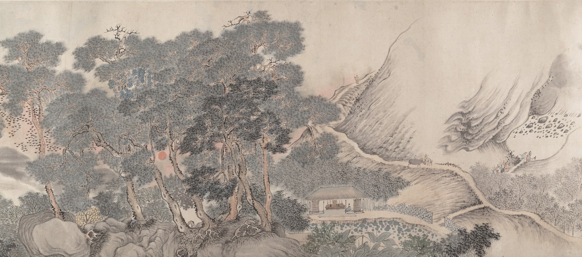 明   魏之克(魏克)   四時倣古山水圖   卷|Landscape of the four seasons in the styles of old masters