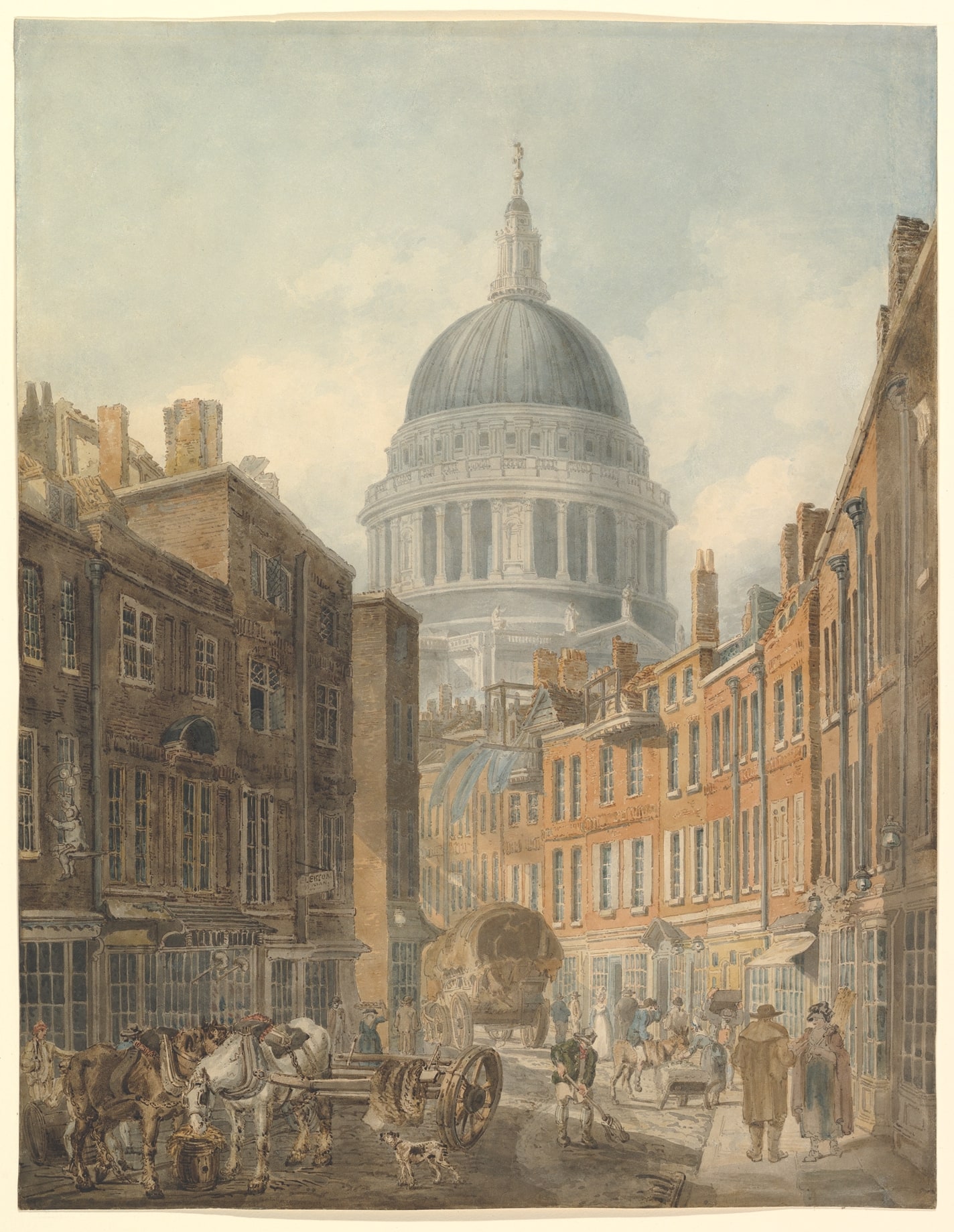 St. Paul's Cathedral from St. Martin's-le-Grand