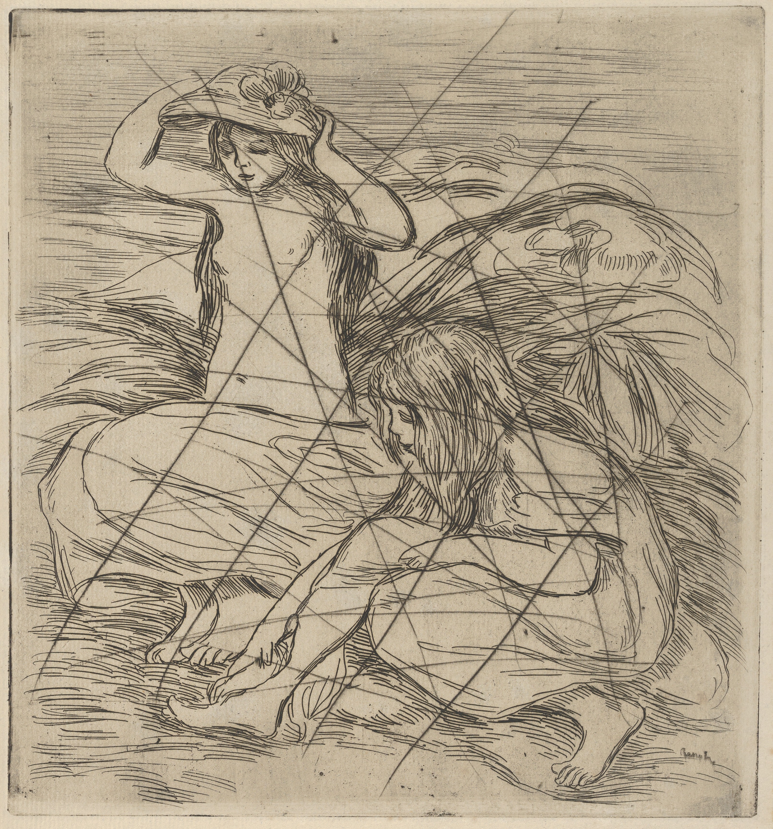 Les Deux Baigneuses (Cancelled impression)