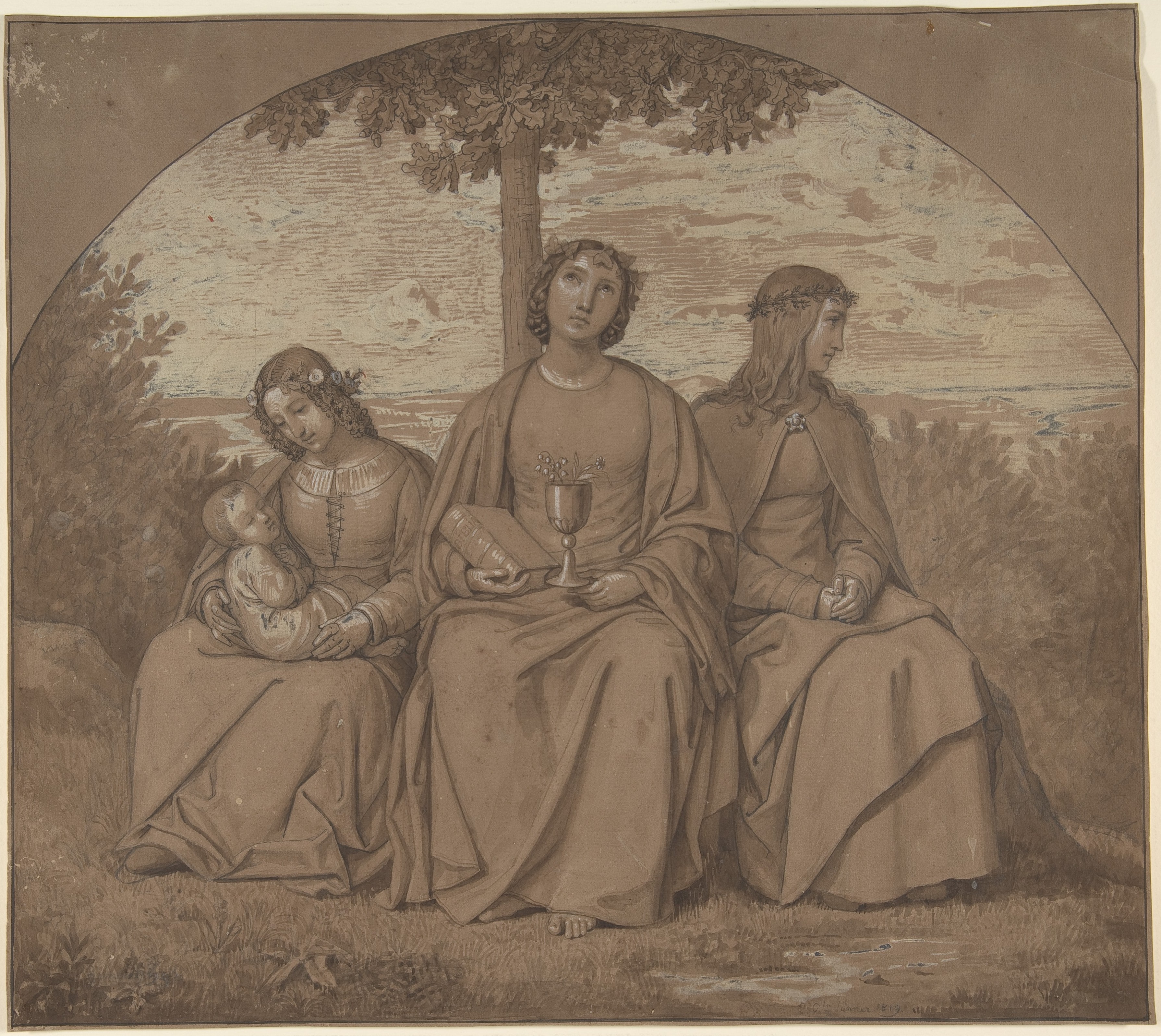 Allegories of Faith, Hope, and Charity