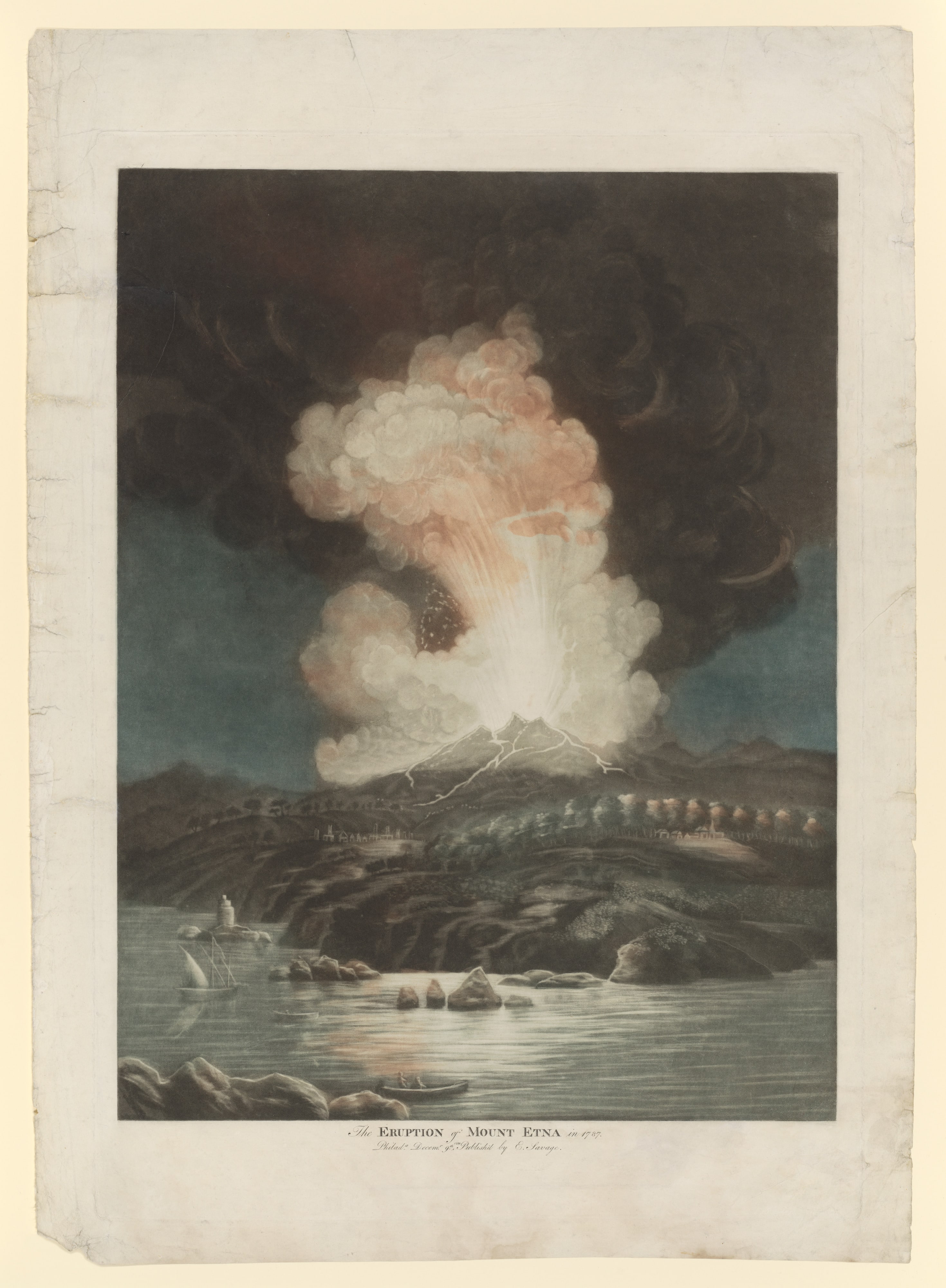 Eruption of Mount Etna