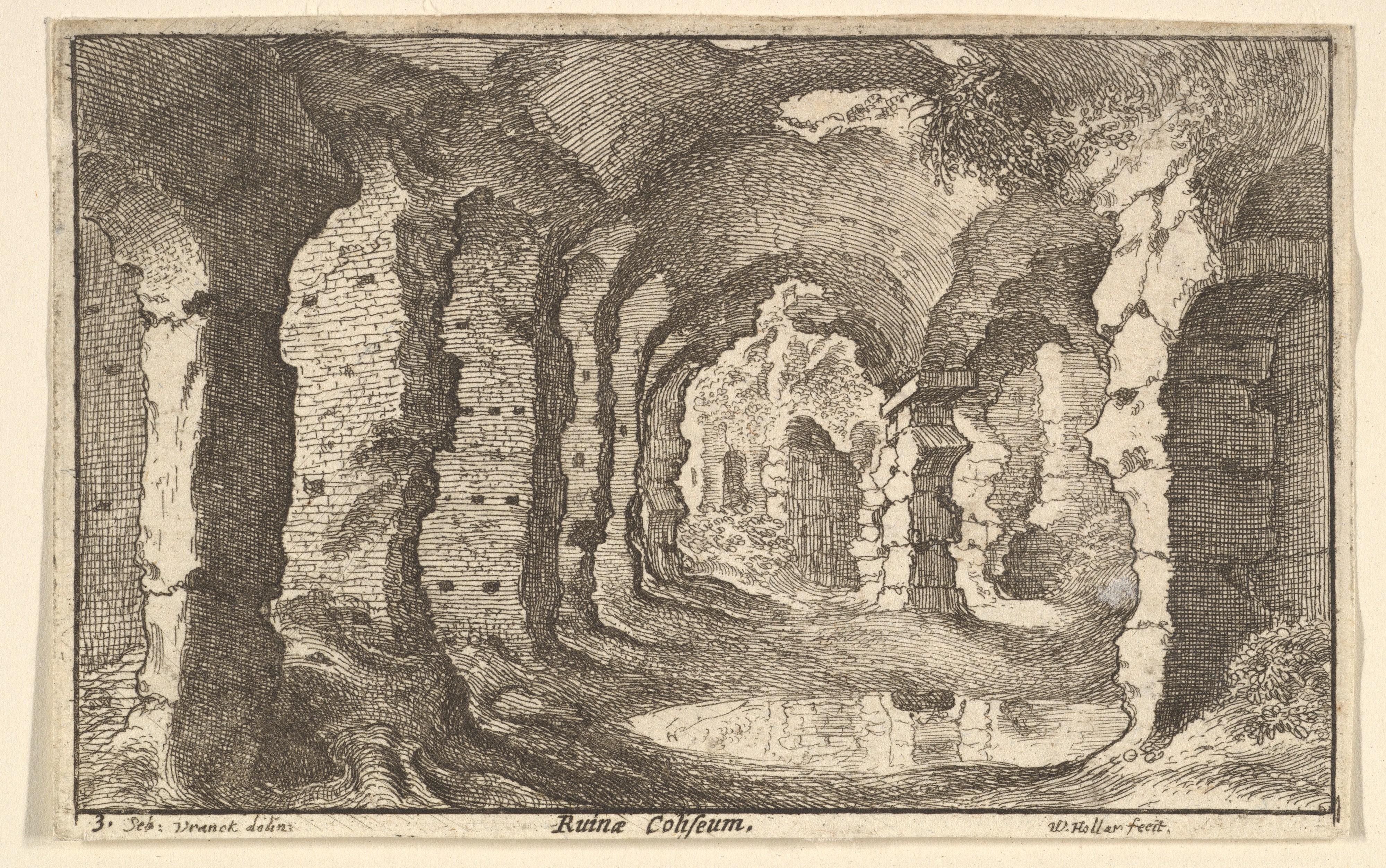 Ruinae Coliseum, from "Roman Ruins"